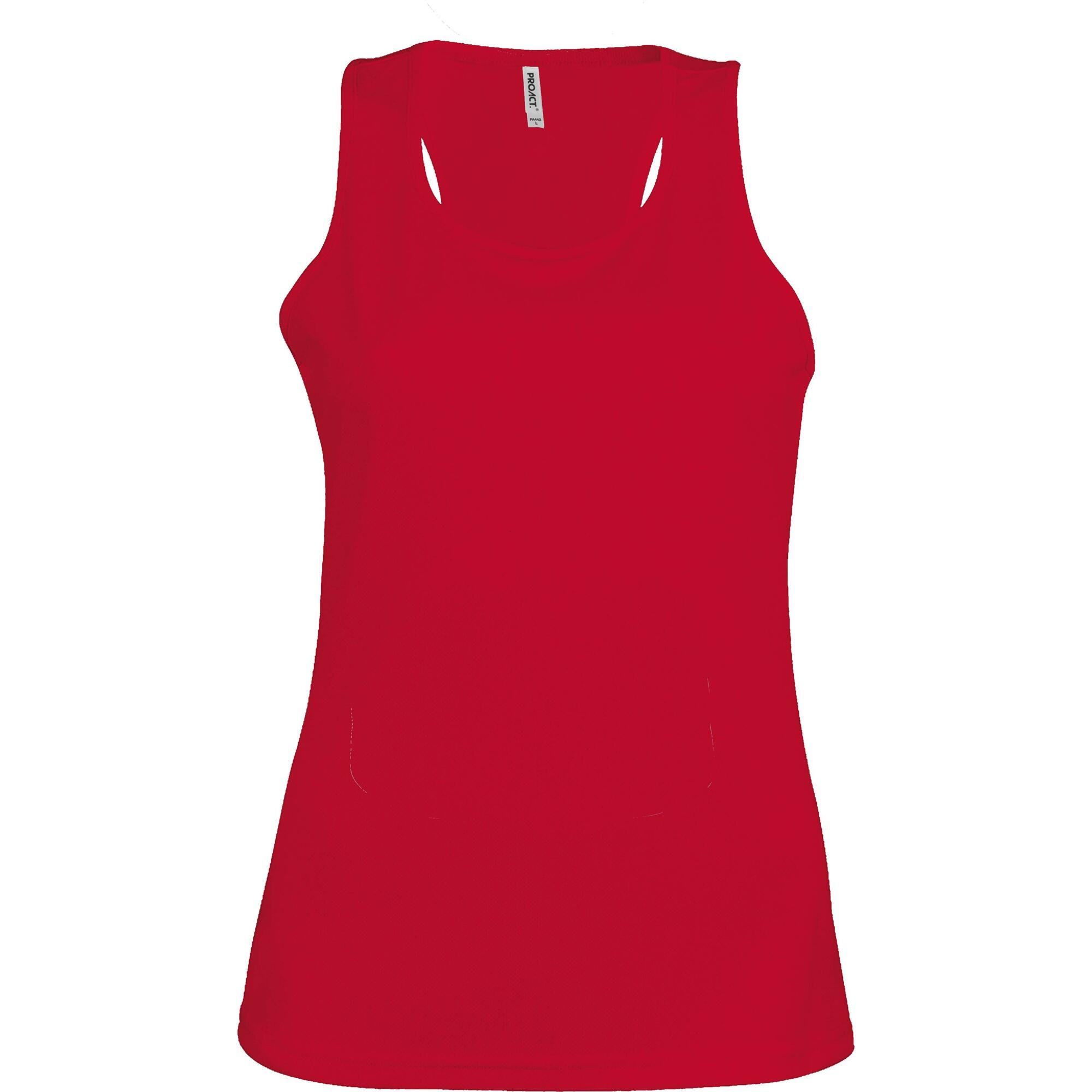 Kariban Proact Womens/Ladies Sleeveless Sports / Training Vest