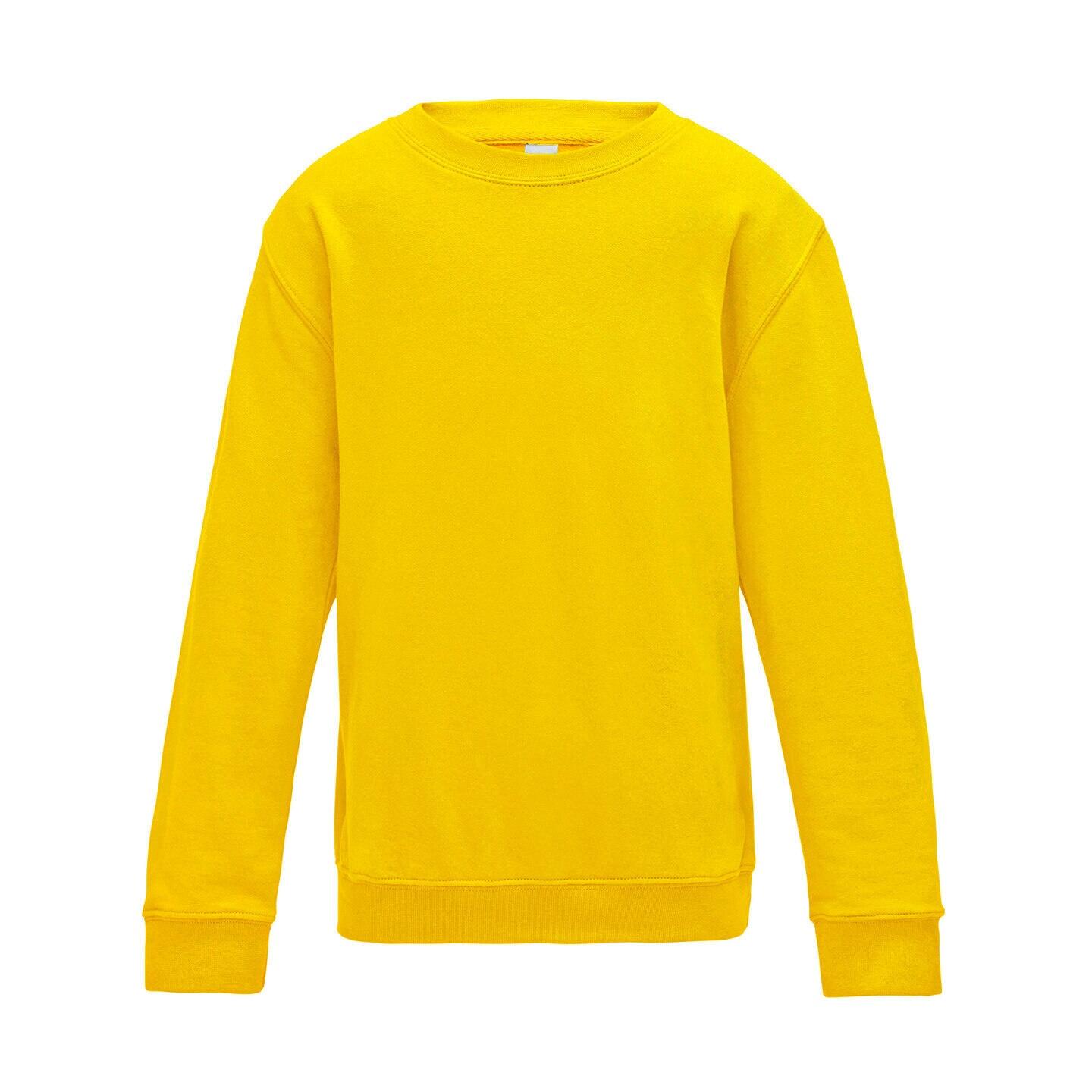 AWDis Just Hoods Childrens/Kids Plain Crew Neck Sweatshirt
