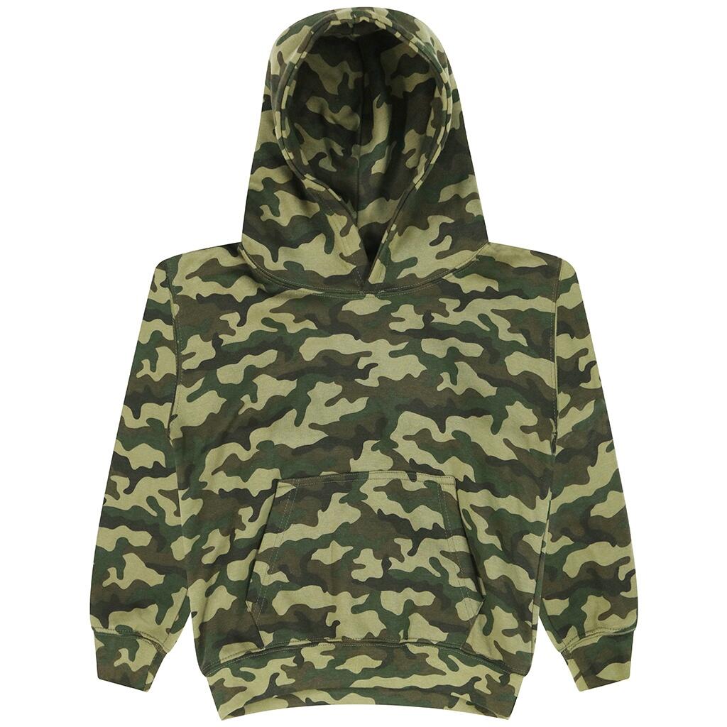 AWDis Childrens/Kids Camo Hoodie
