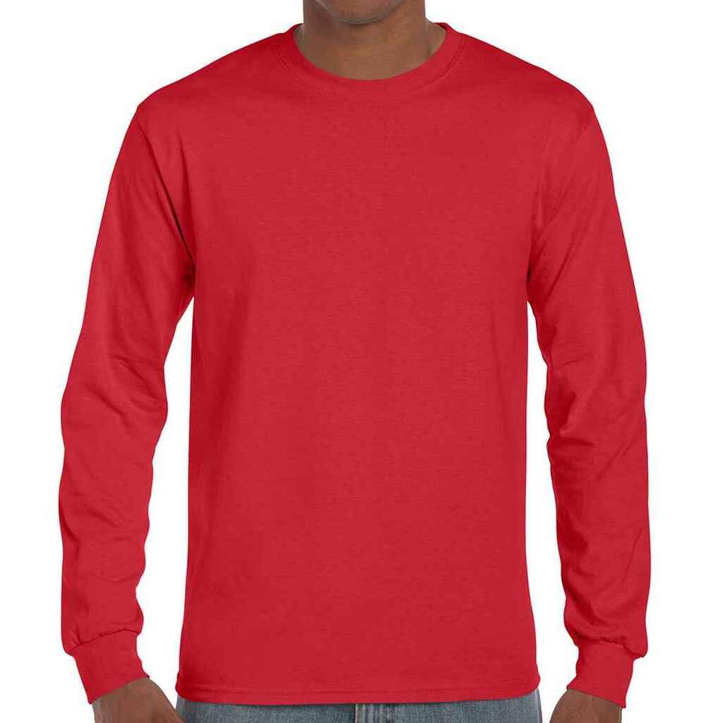 Gildan Unisex Adult Ultra Cotton Long-Sleeved T-Shirt