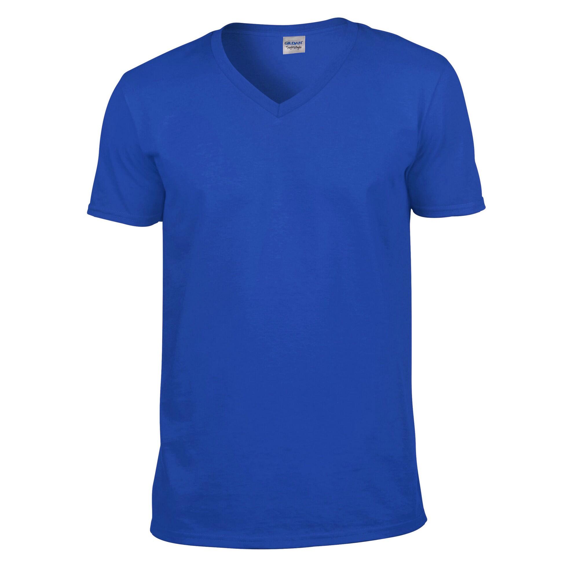 Gildan Unisex Adult Softstyle V Neck T-Shirt