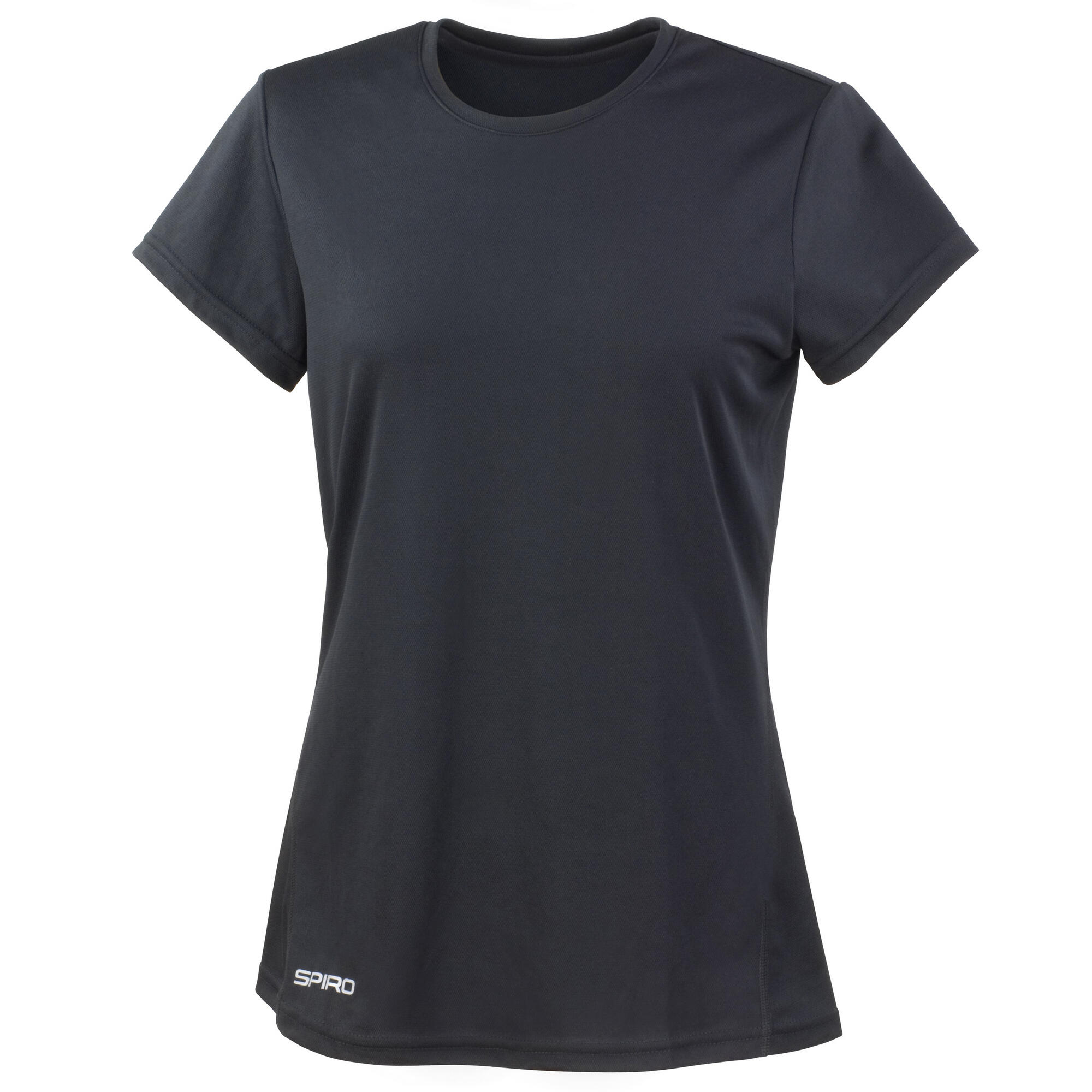 Spiro Womens/Ladies Sports Quick-Dry Short Sleeve Performance T-Shirt