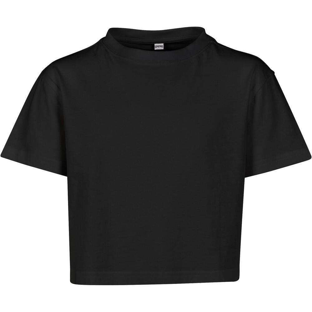 Build Your Brand Girls Cropped T-Shirt