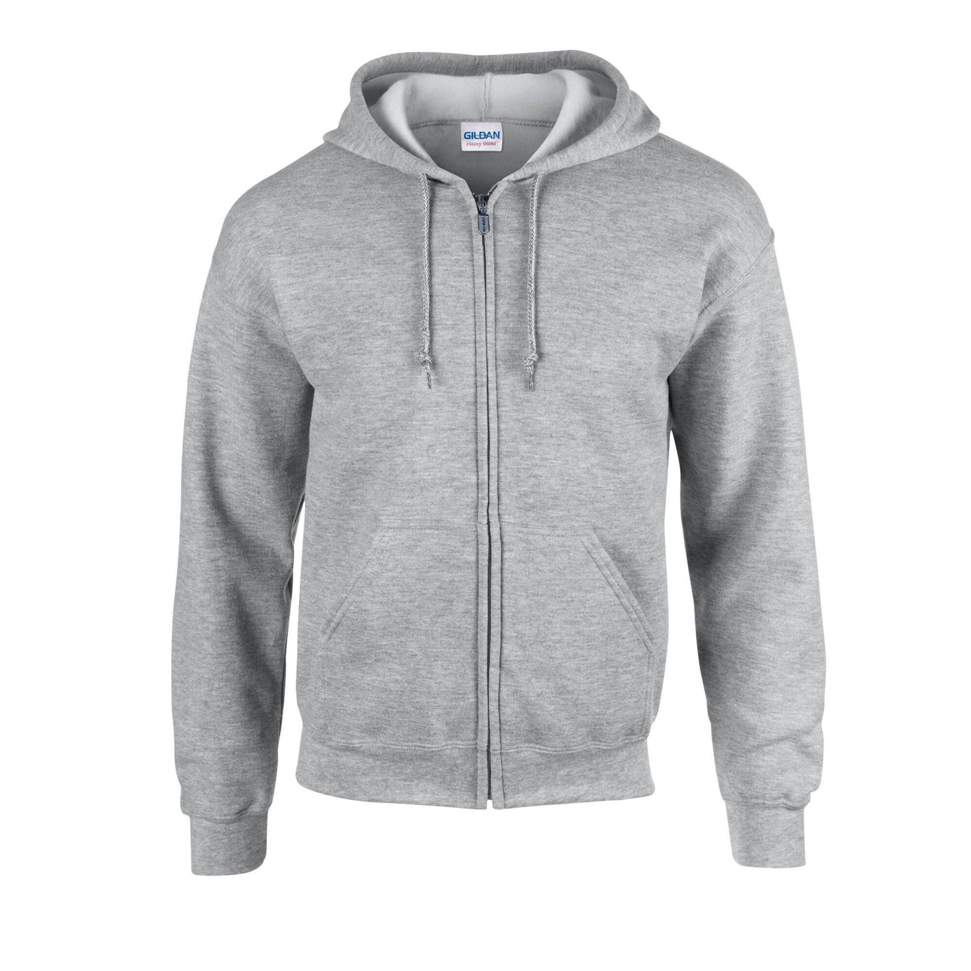 Gildan Unisex Adult Heavy Blend Full Zip Full Zip Hoodie