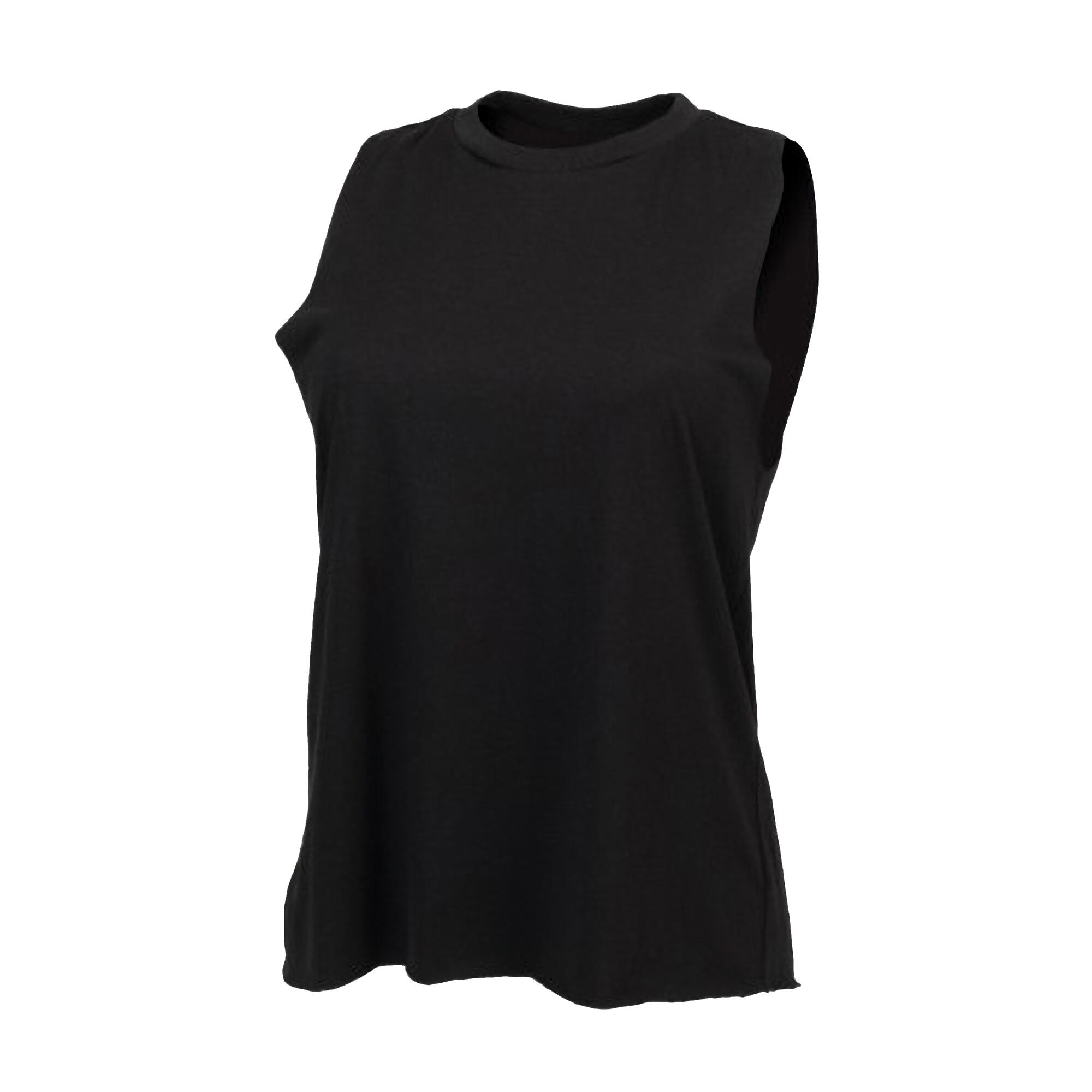 SF Womens/Ladies High Neck Sleeveless Vest / Top