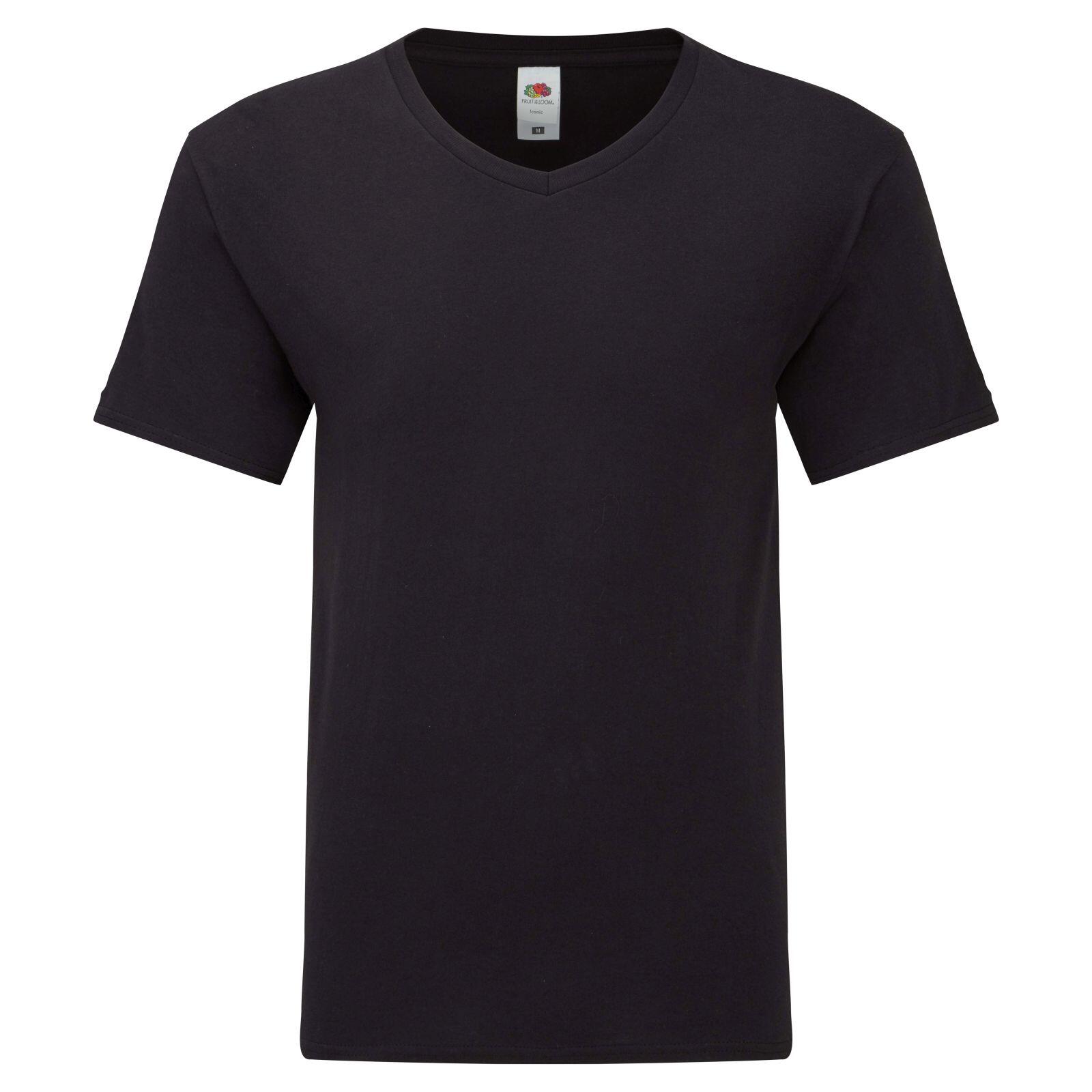 Fruit Of The Loom Mens Original V Neck T-Shirt