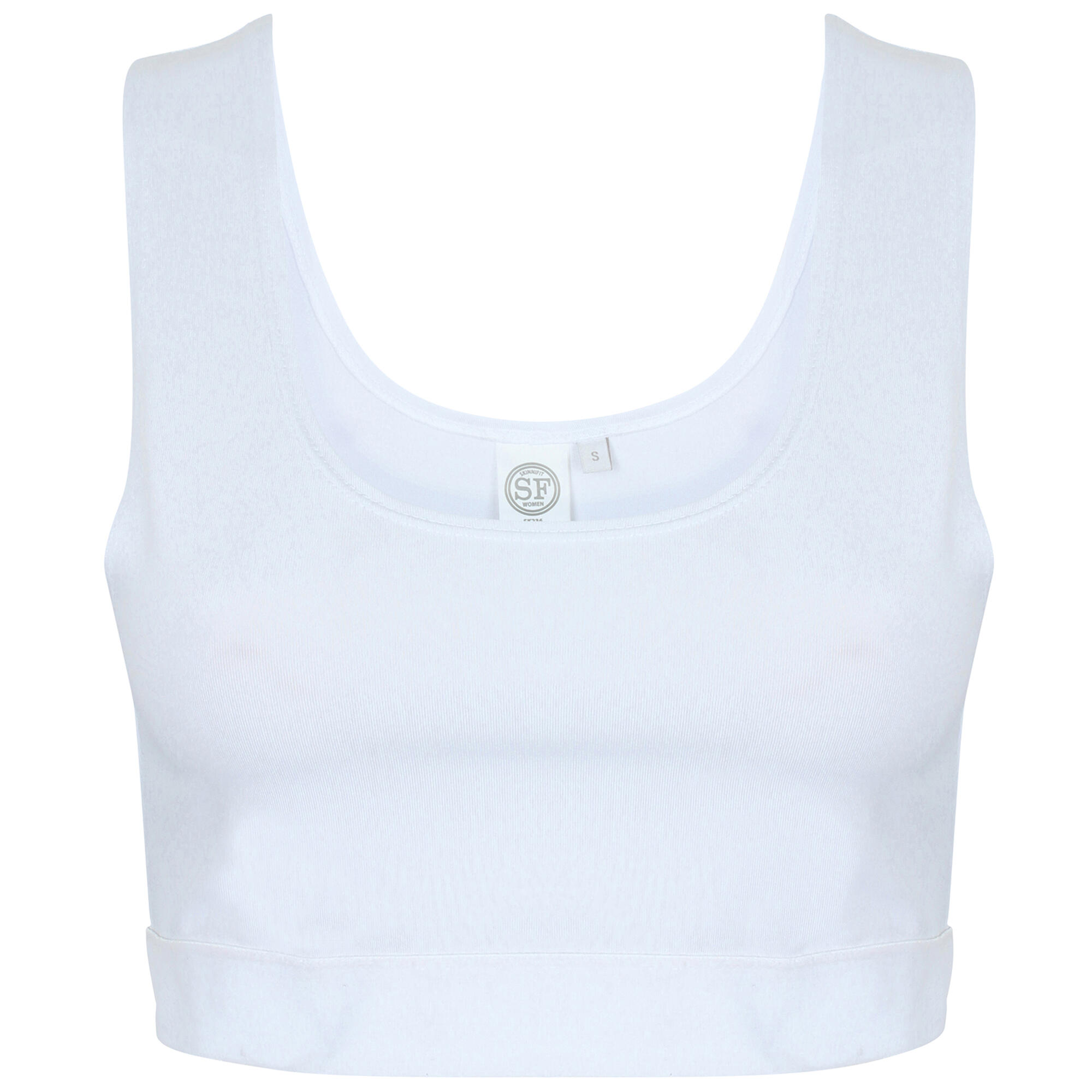 Skinni Fit Womens/Ladies Fashion Sleeveless Crop Top