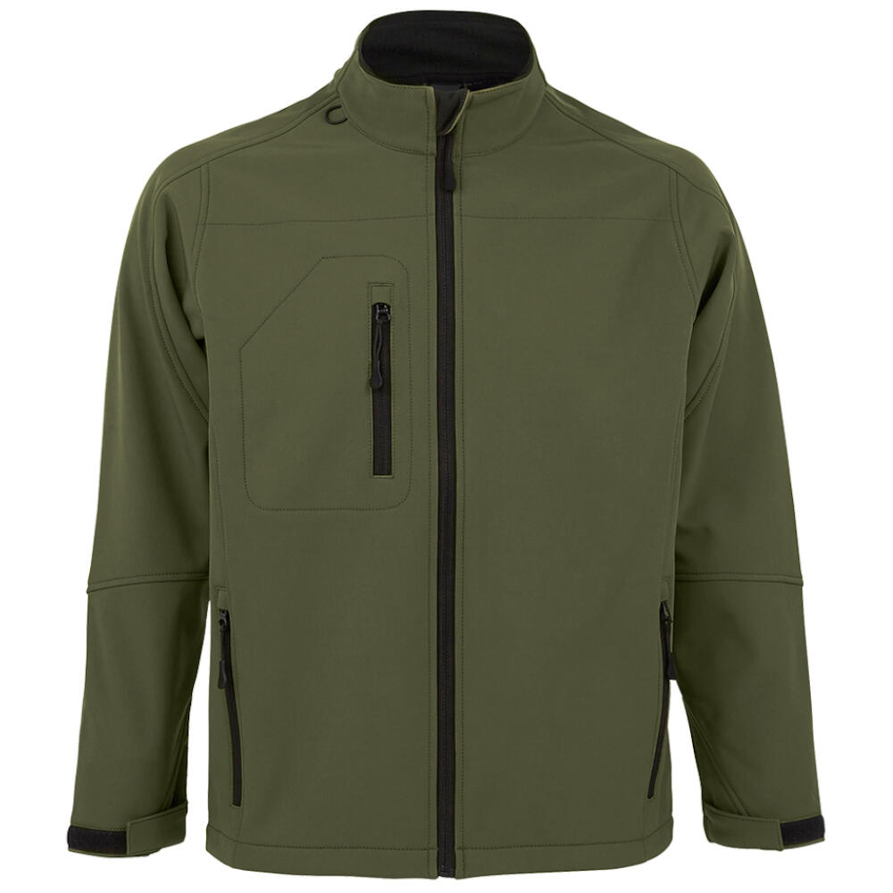 SOLS Mens Relax Soft Shell Jacket (Breathable, Windproof And Water Resistant)