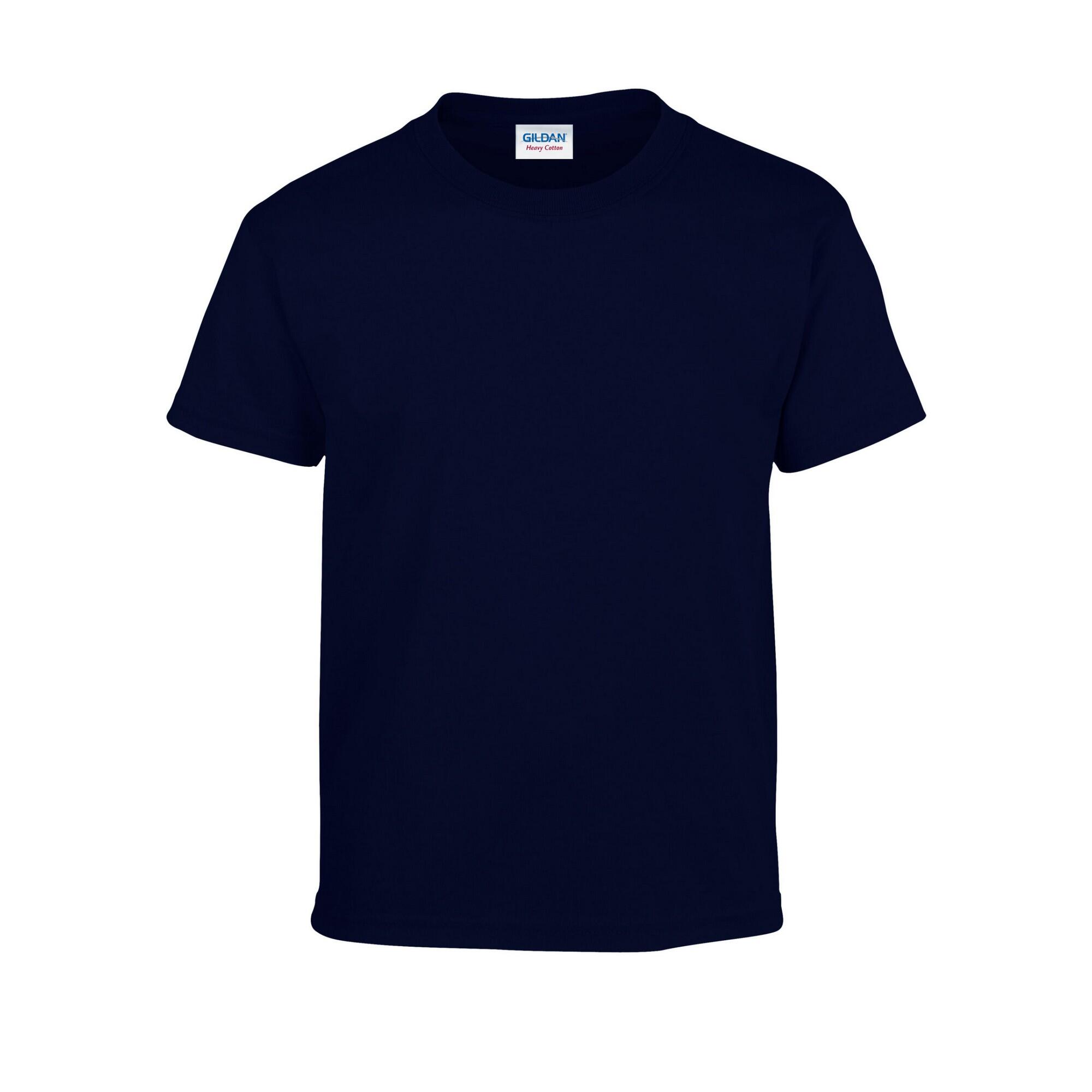 Gildan Childrens/Kids Plain Cotton Heavy T-Shirt