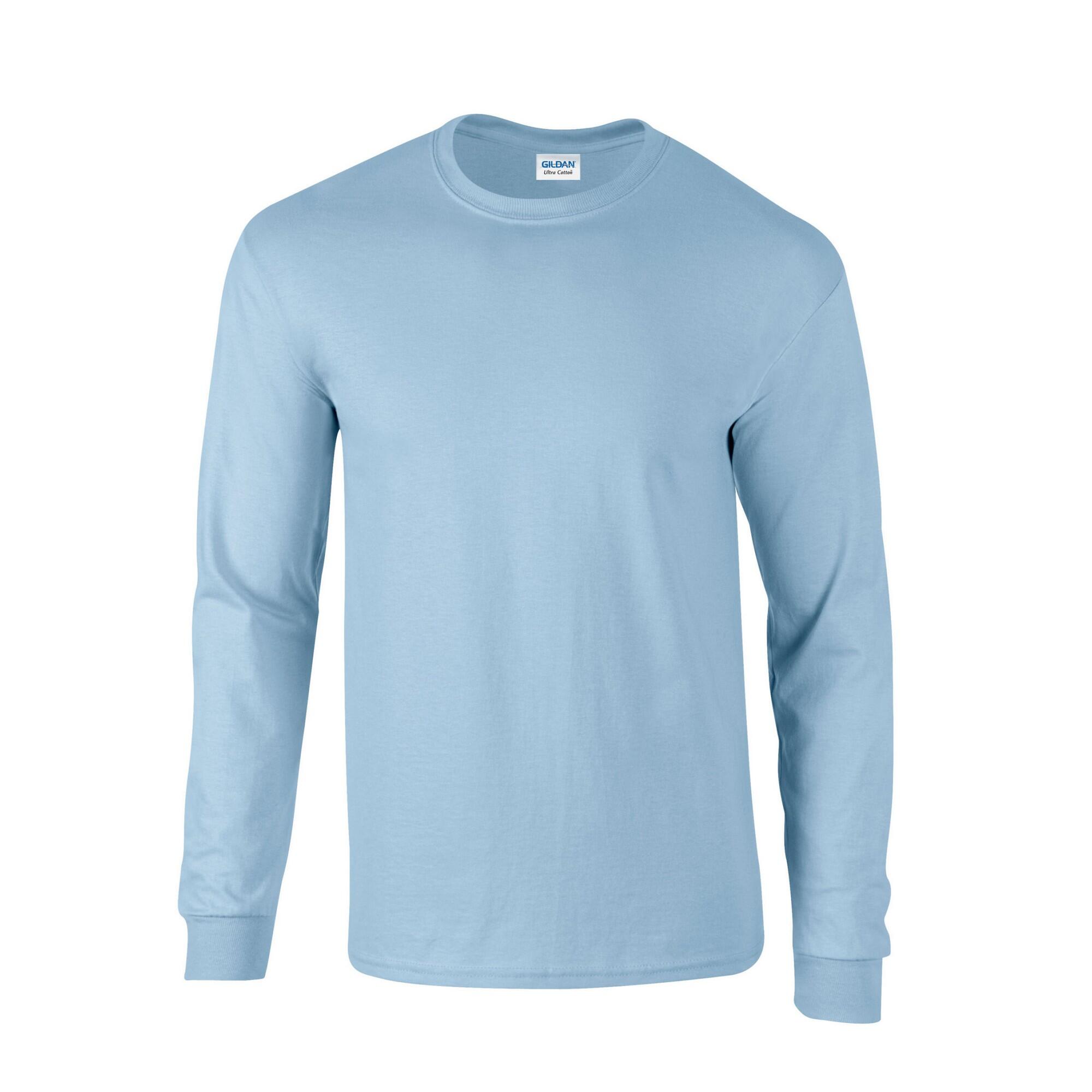 Gildan Unisex Adult Ultra Plain Cotton Long-Sleeved T-Shirt
