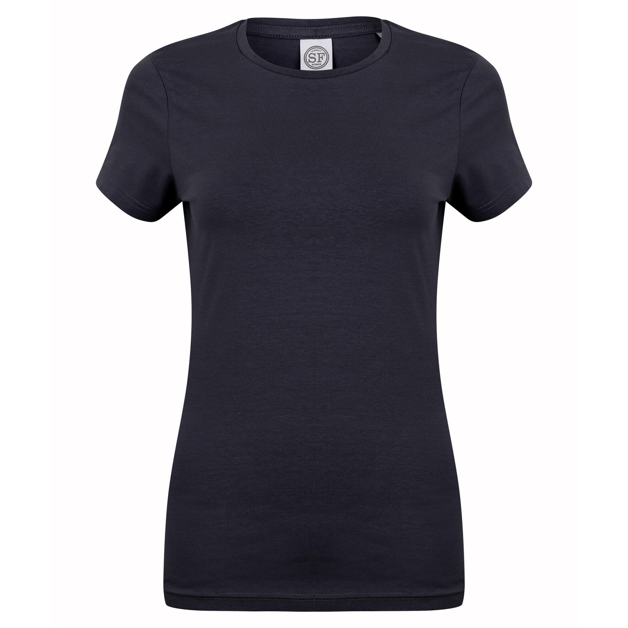 Skinni Fit Womens/Ladies Feel Good Stretch Short Sleeve T-Shirt
