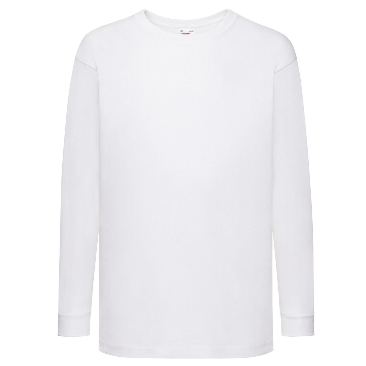 Fruit of the Loom Childrens/Kids Valueweight Long-Sleeved T-Shirt