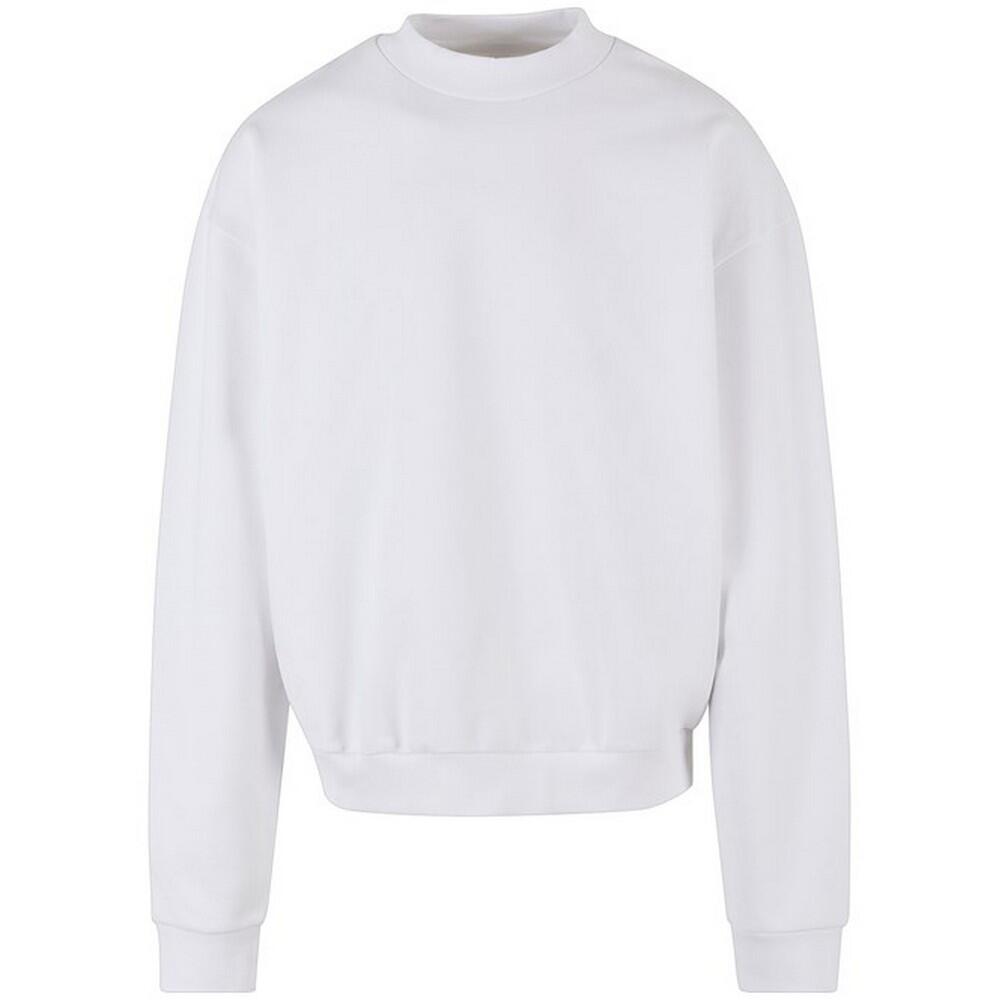 Build Your Brand Mens Ultra Heavy Crew Neck Sweatshirt
