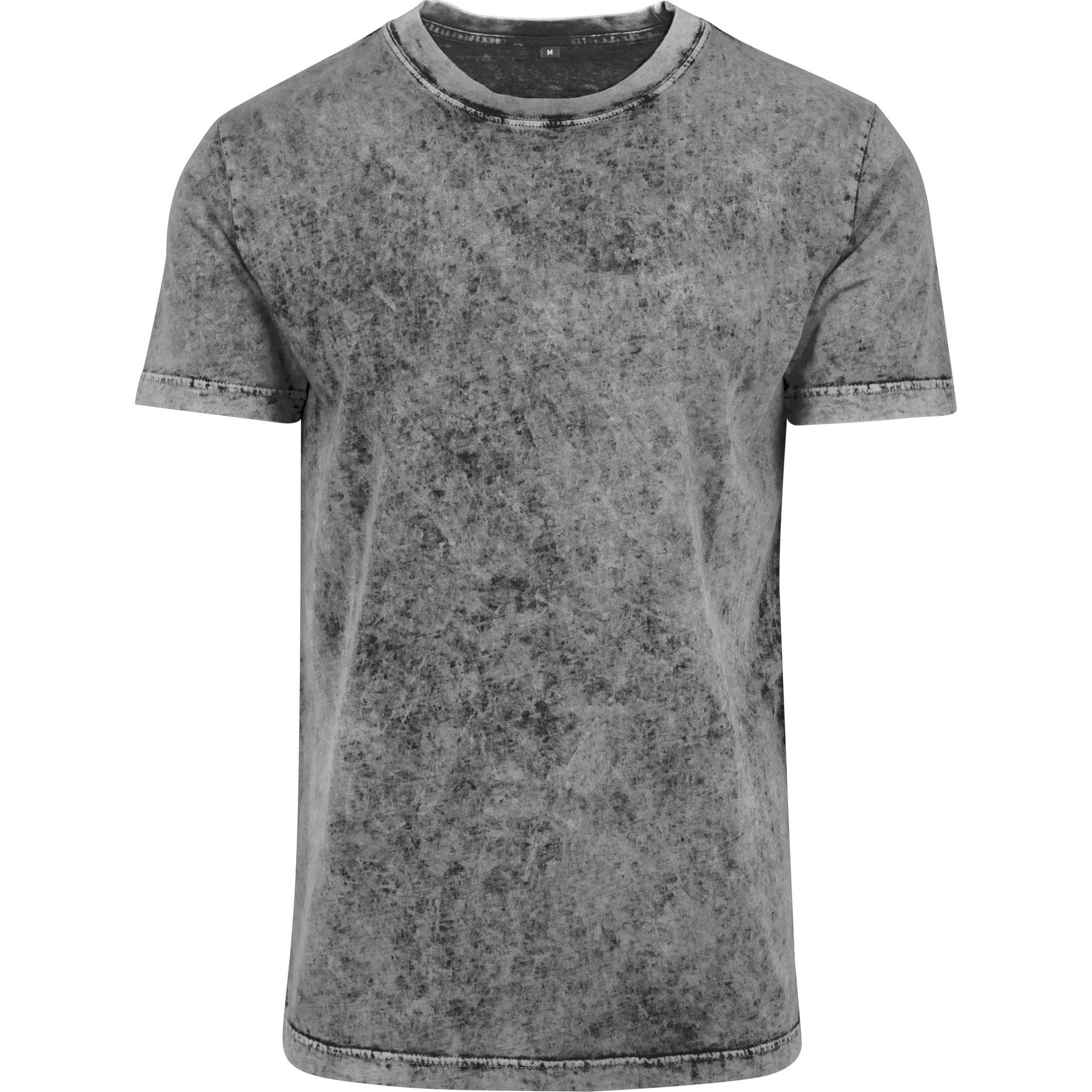 Build Your Brand Mens Acid Washed Tee