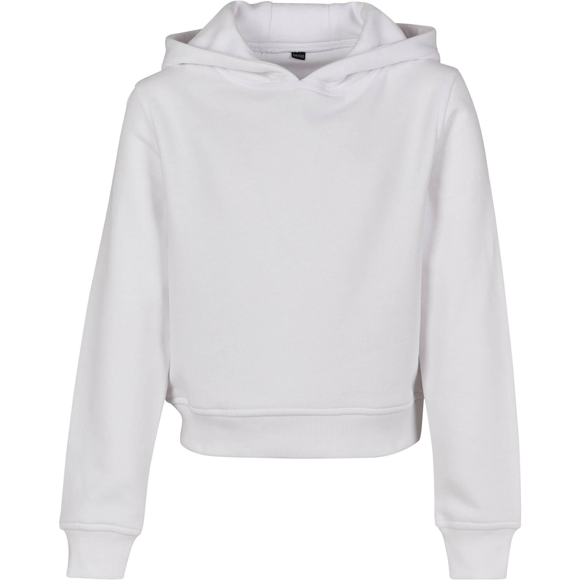 Build Your Brand Girls Cropped Hoodie