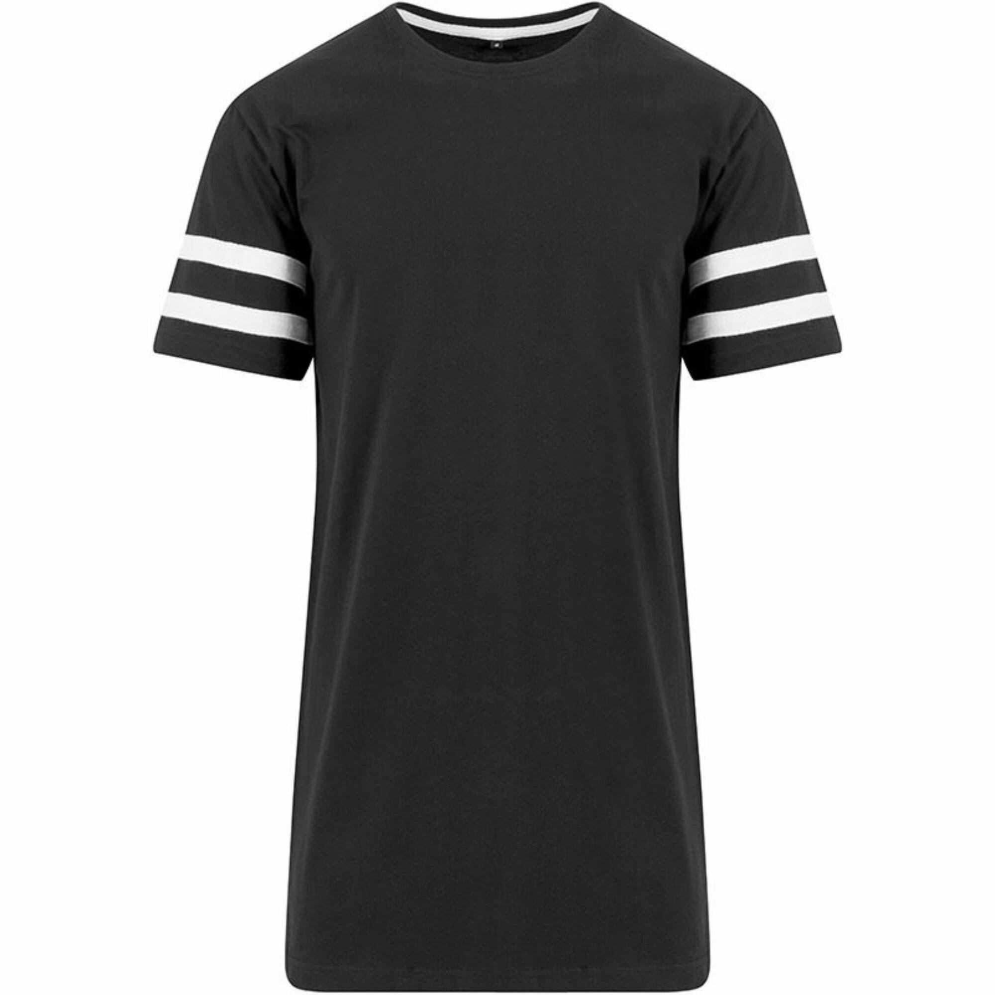 Build Your Brand Unisex Stripe Jersey Short Sleeve T-Shirt