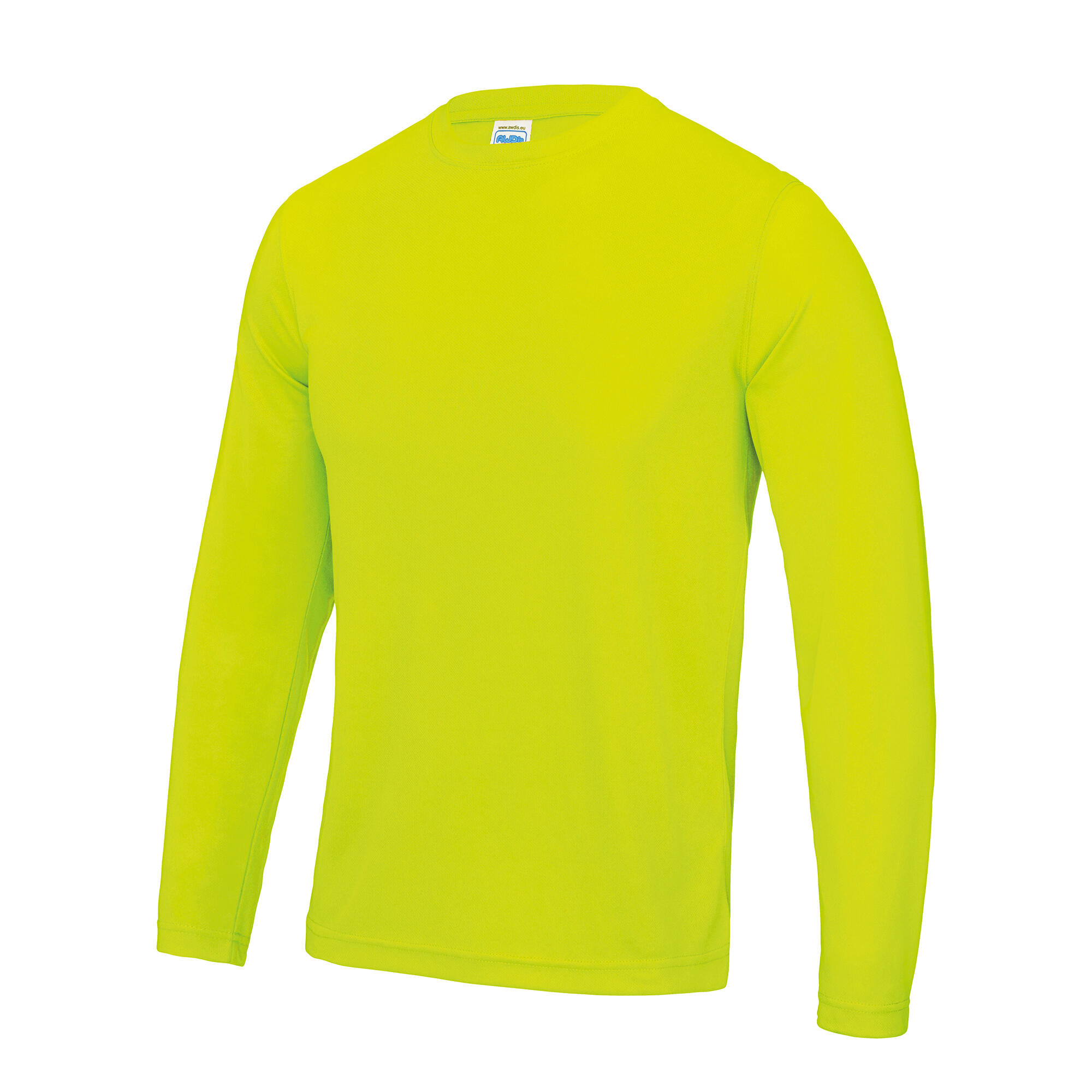 AWDis Just Cool Mens Long Sleeve Cool Sports Performance Plain T-Shirt