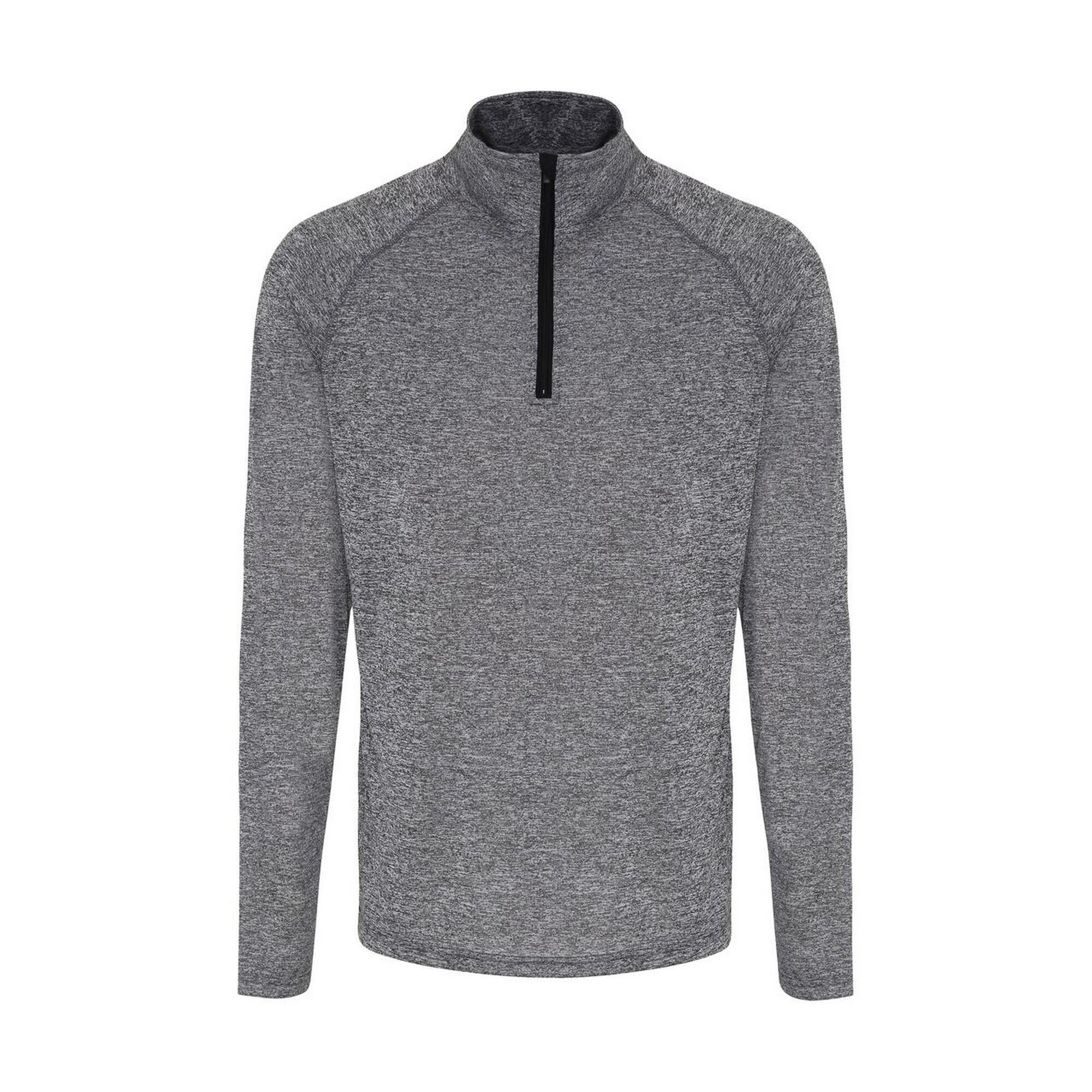 TriDri Mens Long Sleeve Performance Quarter Zip Top