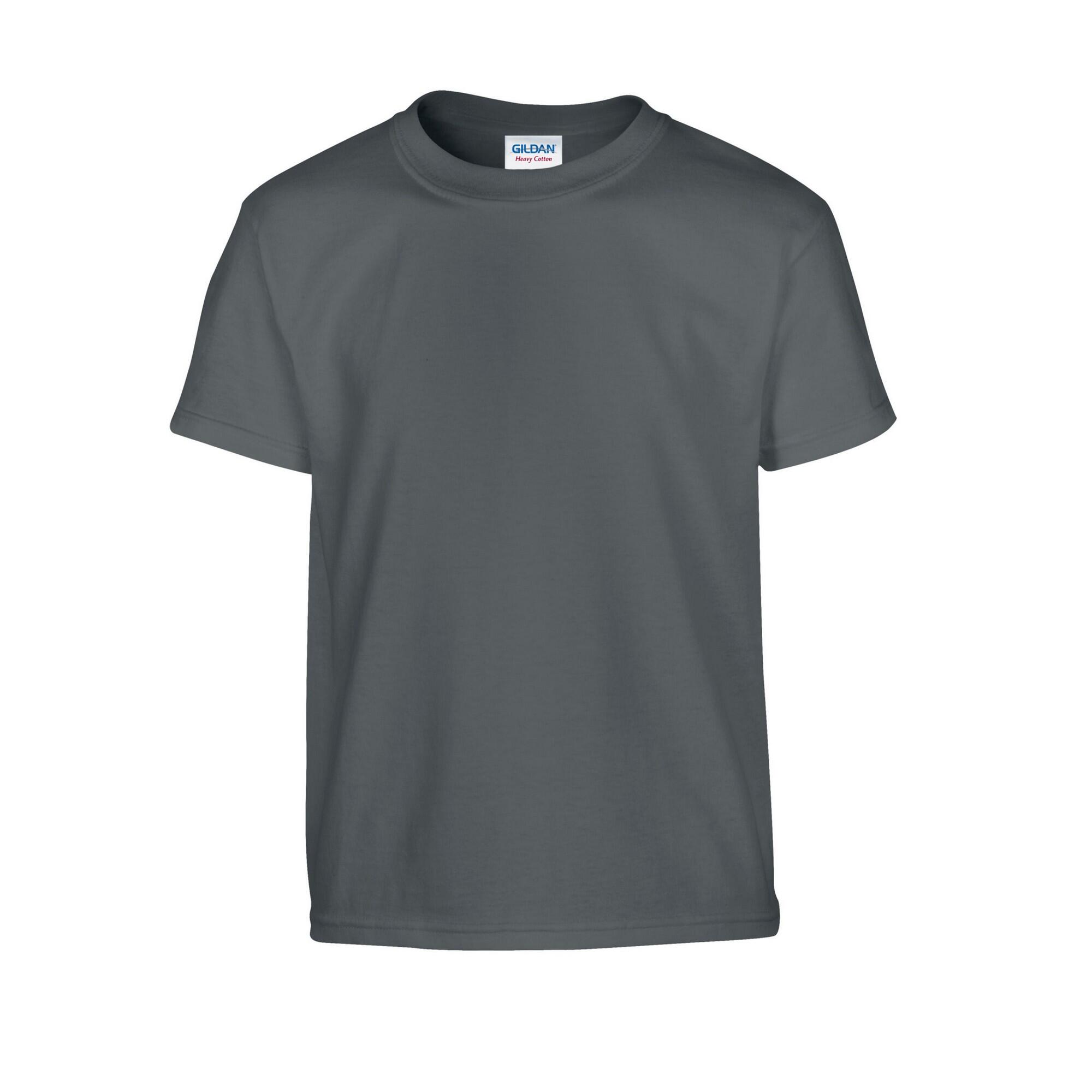 Gildan Childrens/Kids Plain Cotton Heavy T-Shirt