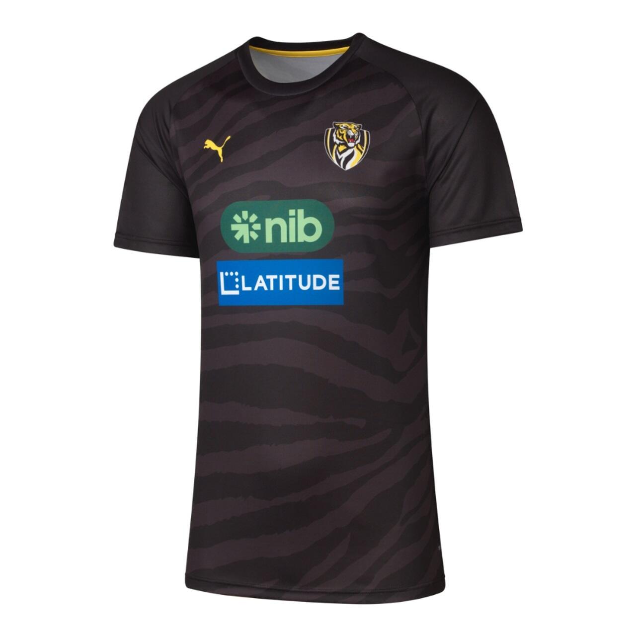 Richmond Tigers 2024 PUMA AFL Men's Training Tee | Black