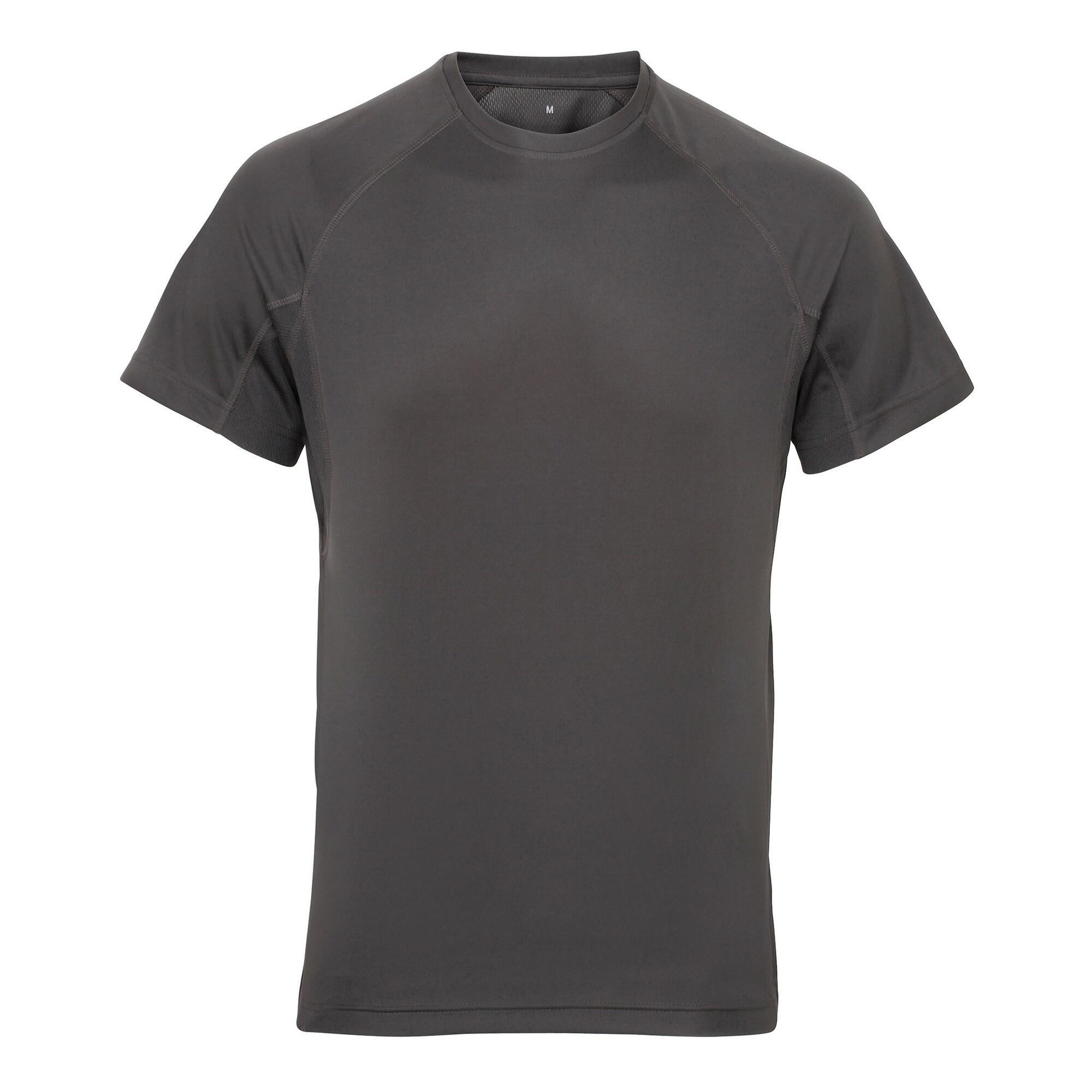 Tri Dri Mens Panelled Short Sleeve T-Shirt