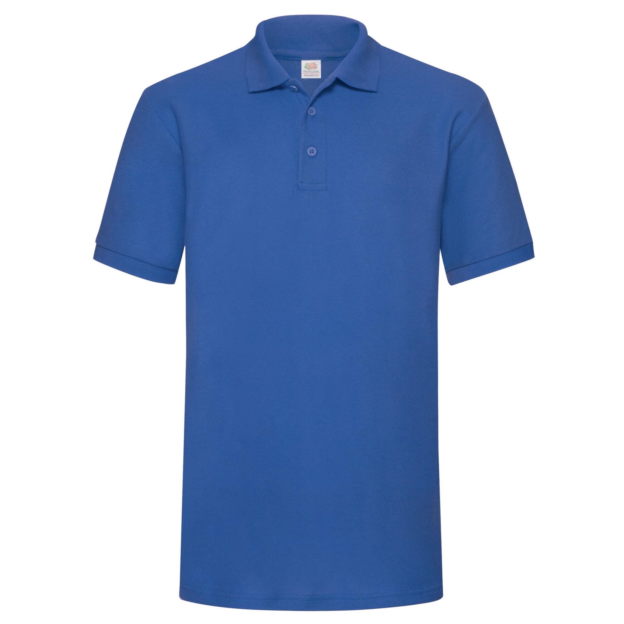 Fruit of the Loom Mens Polycotton Pique Heavy Polo Shirt