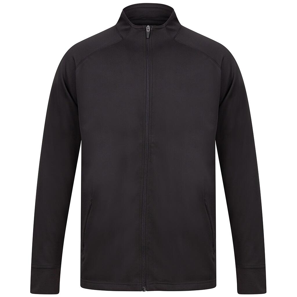 Finden & Hales Mens Knitted Tracksuit Top