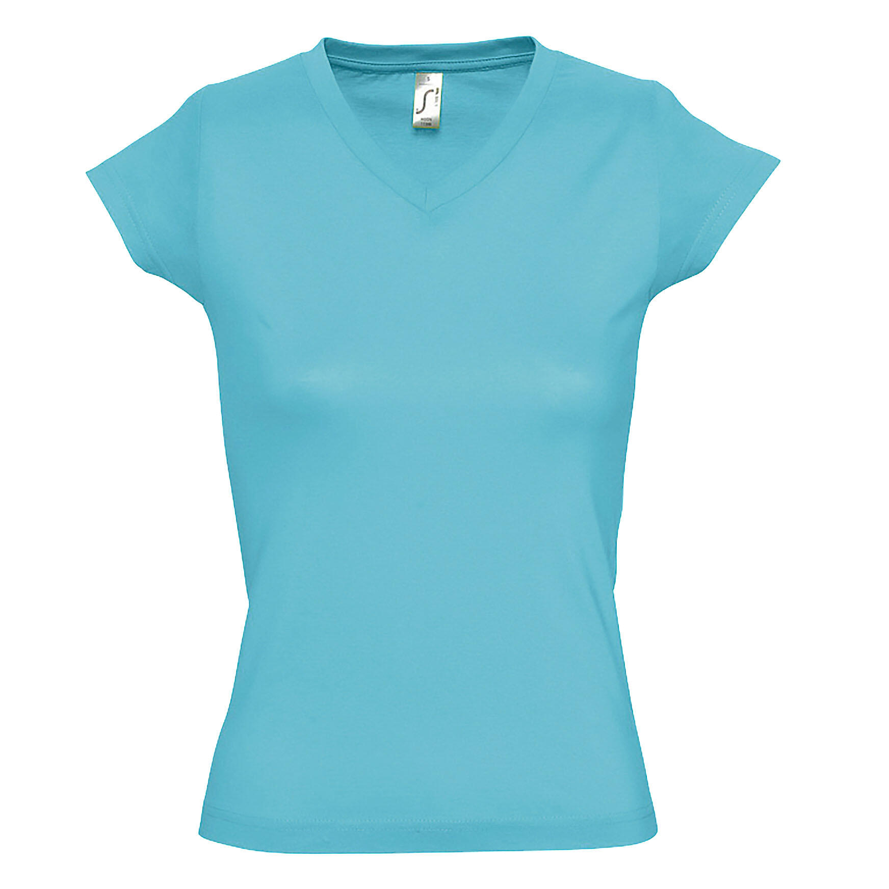 SOLs Womens/Ladies Moon V Neck Short Sleeve T-Shirt