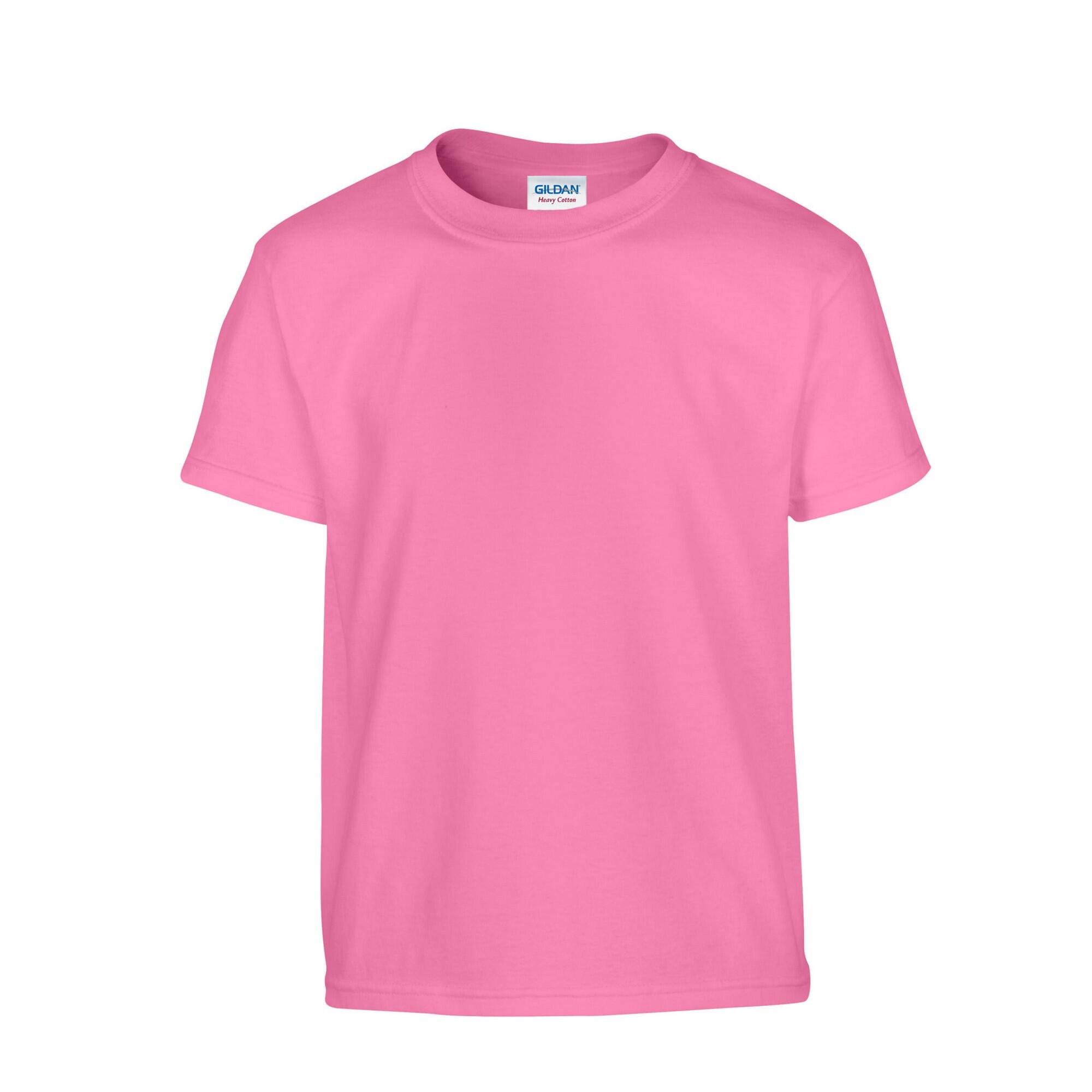 Gildan Childrens/Kids Plain Cotton Heavy T-Shirt