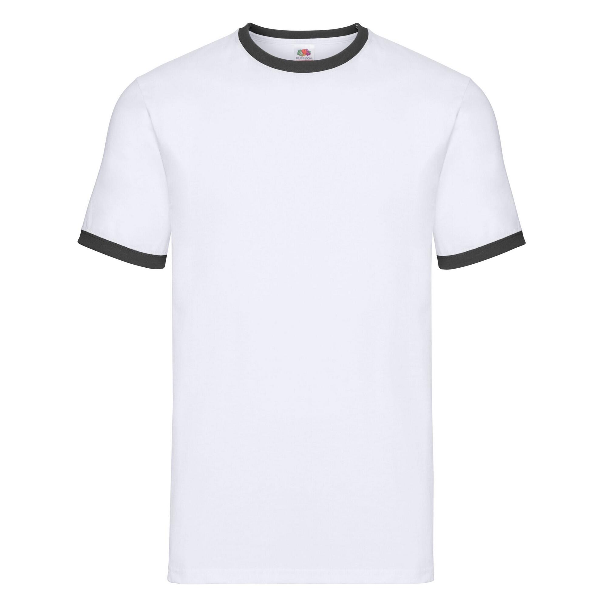 Fruit of the Loom Mens Contrast Ringer T-Shirt