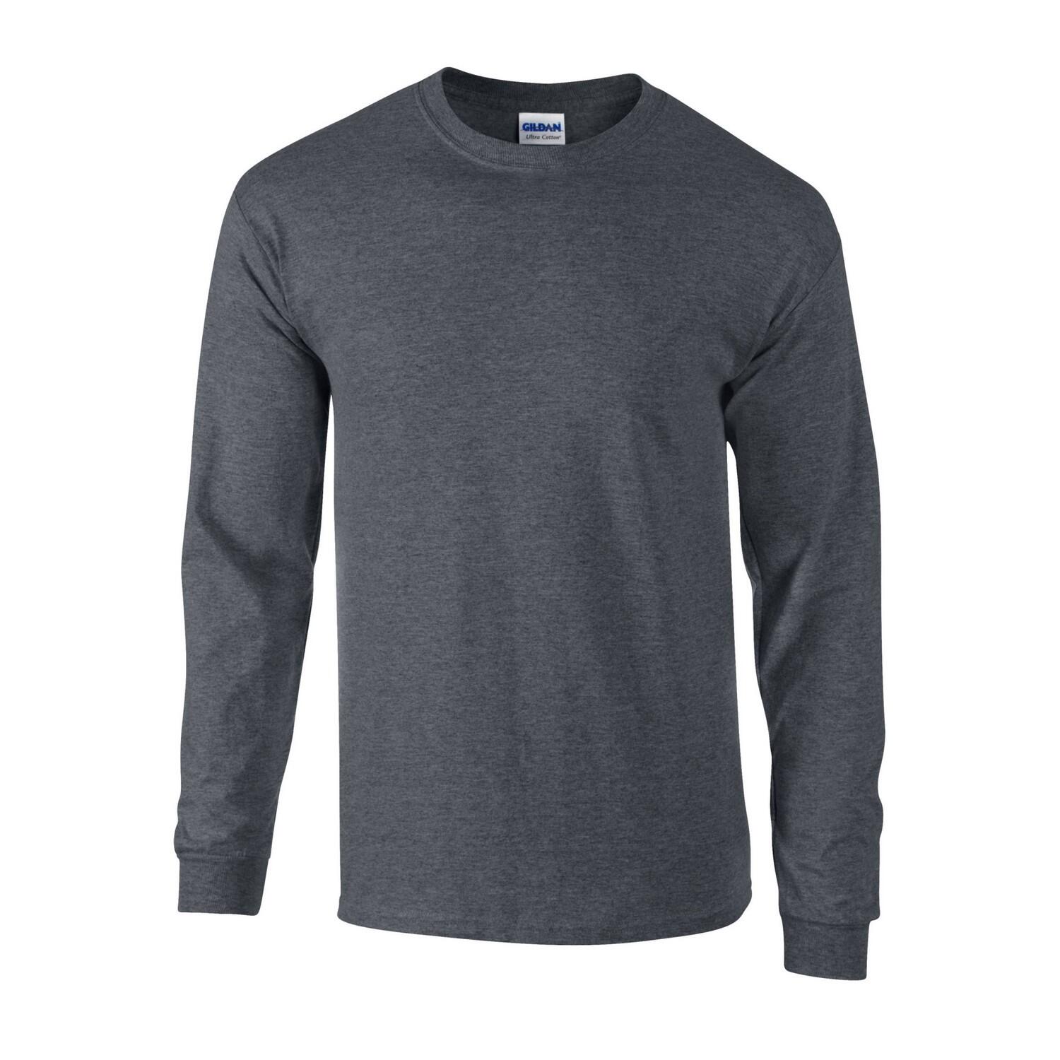 Gildan Unisex Adult Ultra Cotton Jersey Knit Long-Sleeved T-Shirt