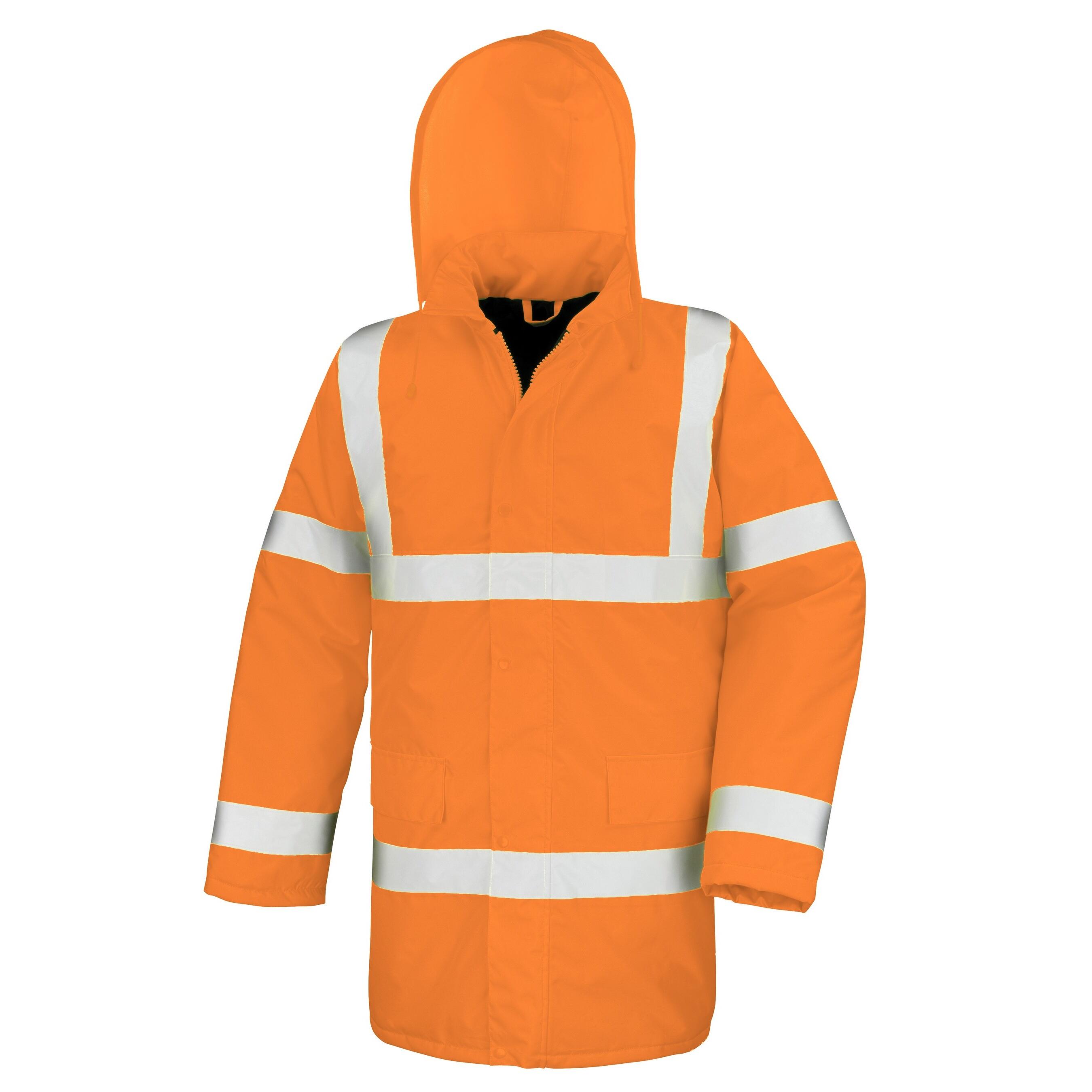 Result Core High-Viz Motorway Coat (Waterproof & Windproof)