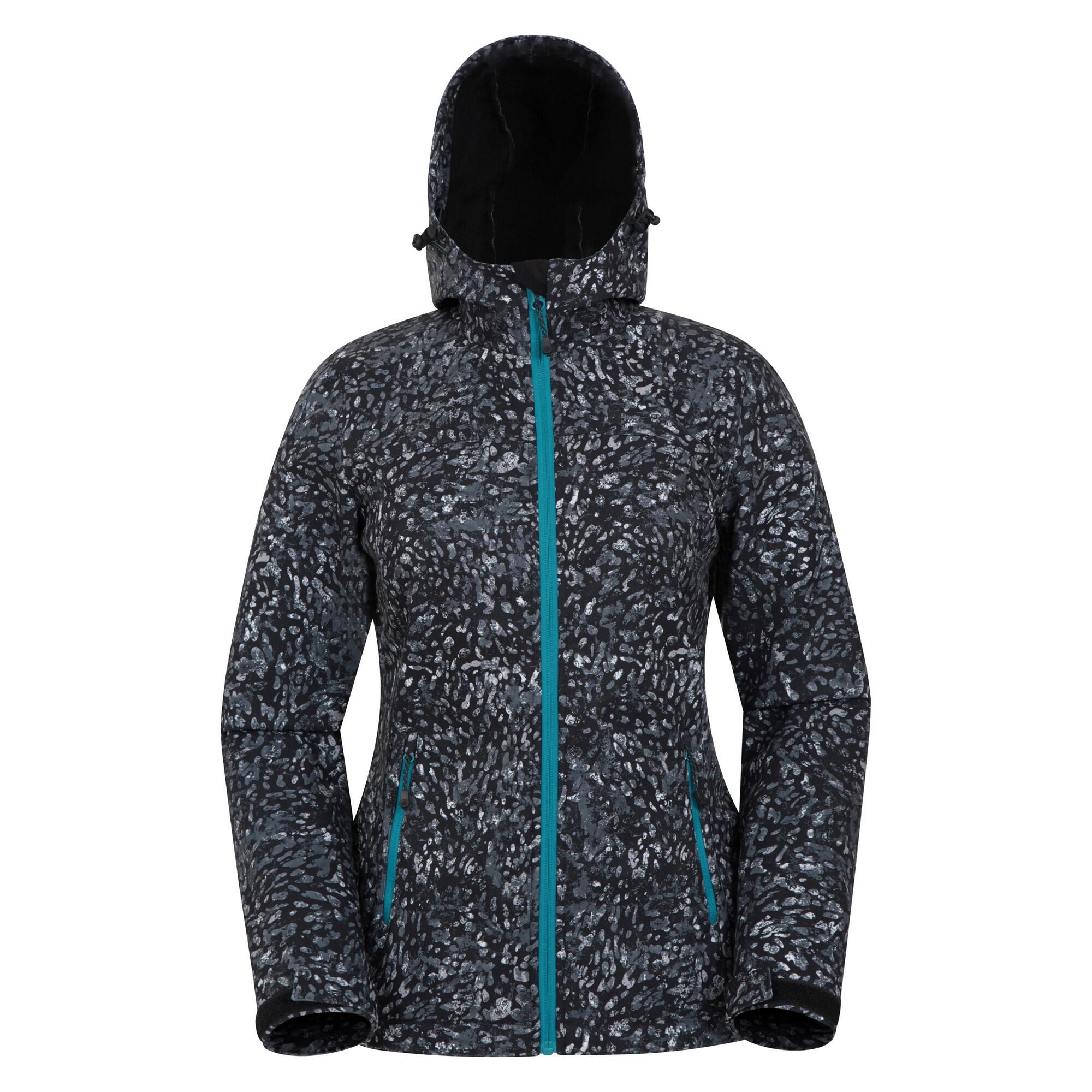 Mountain Warehouse Womens/Ladies Exodus Animal Print Water Resistant Soft Shell