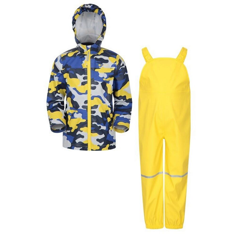 Mountain Warehouse Childrens/Kids Raindrop Camo Waterproof Jacket And Trousers