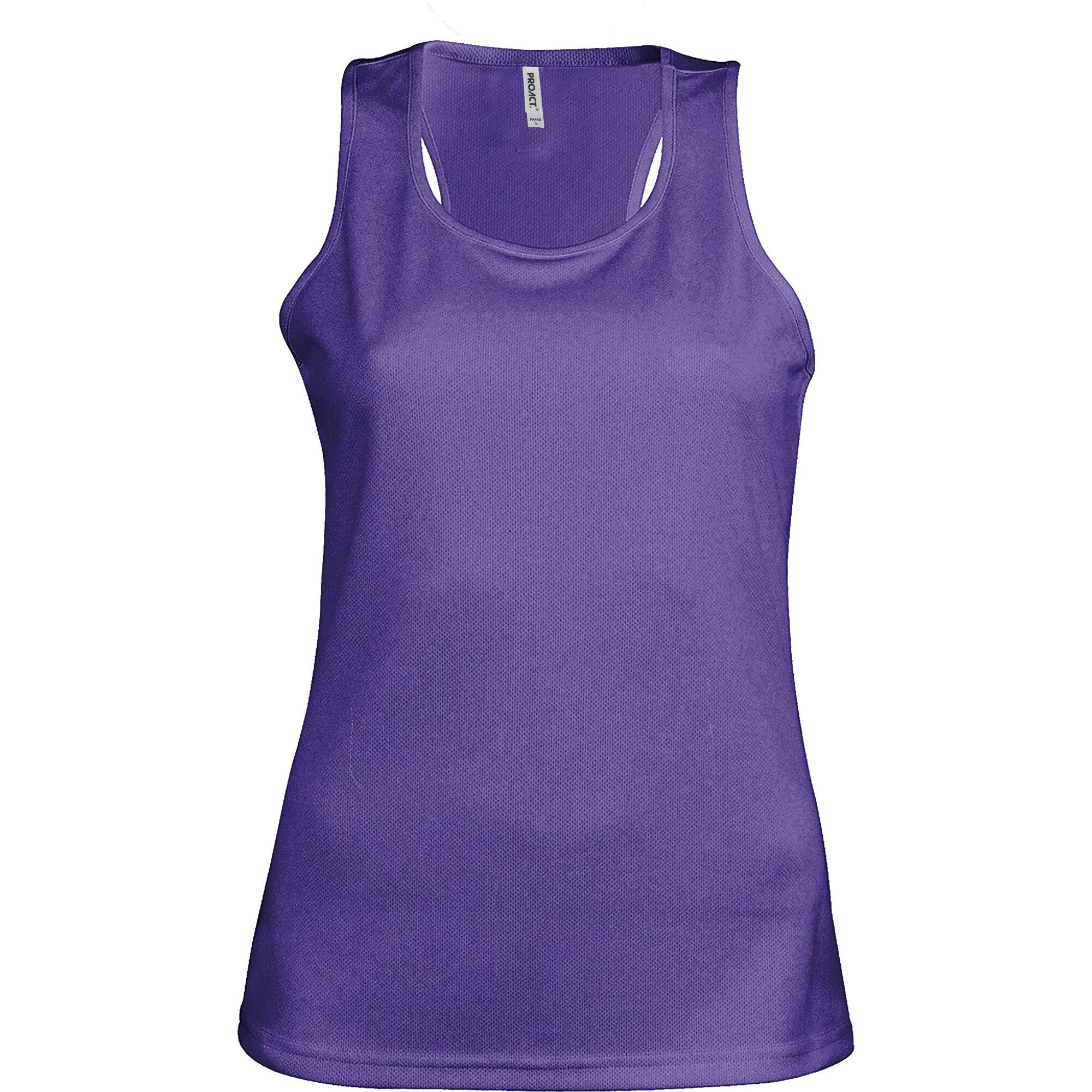Kariban Proact Womens/Ladies Sleeveless Sports / Training Vest
