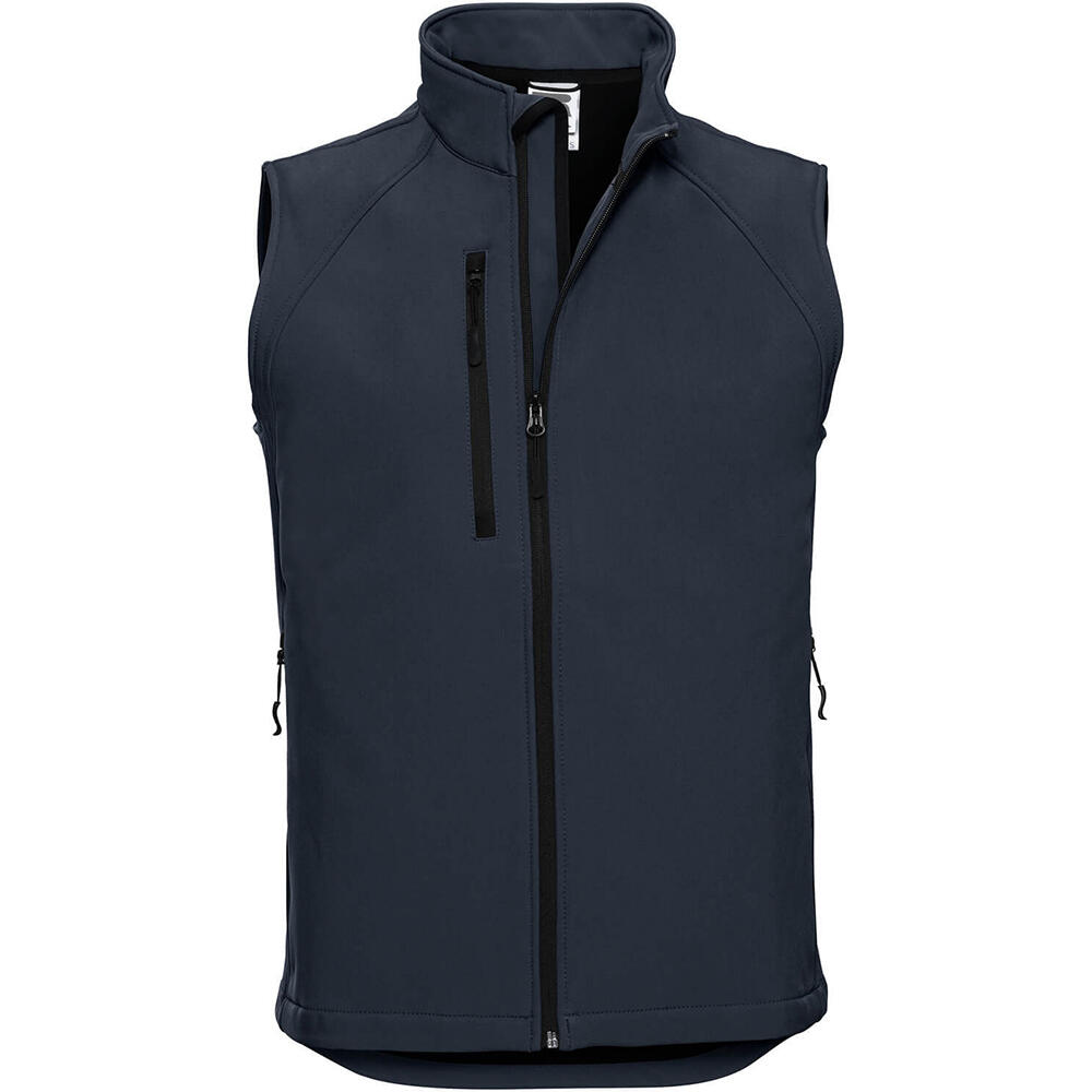 Russell Mens 3 Layer Soft Shell Gilet Jacket