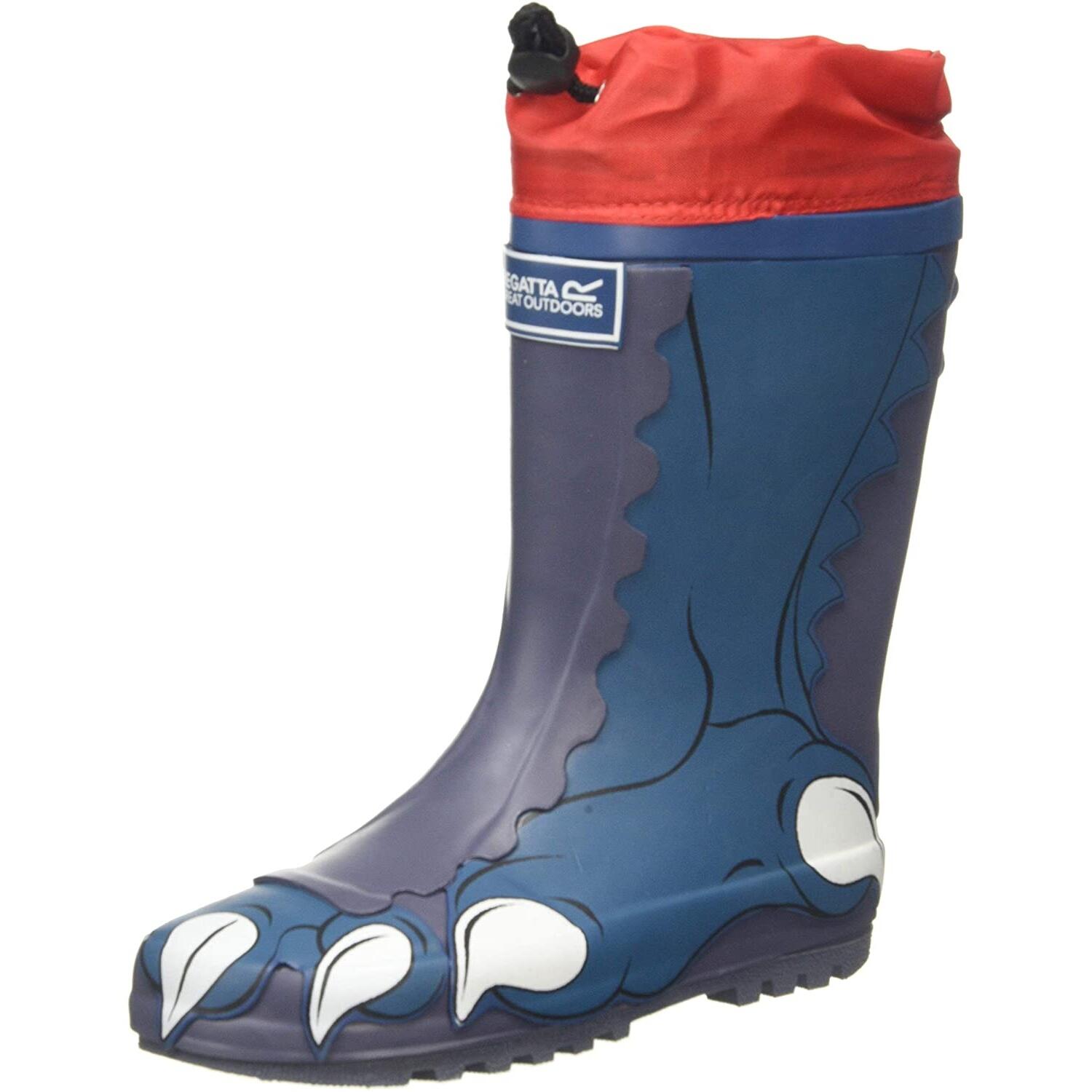 Dare 2B Childrens/Kids Mudplay Dinosaur Wellingtons