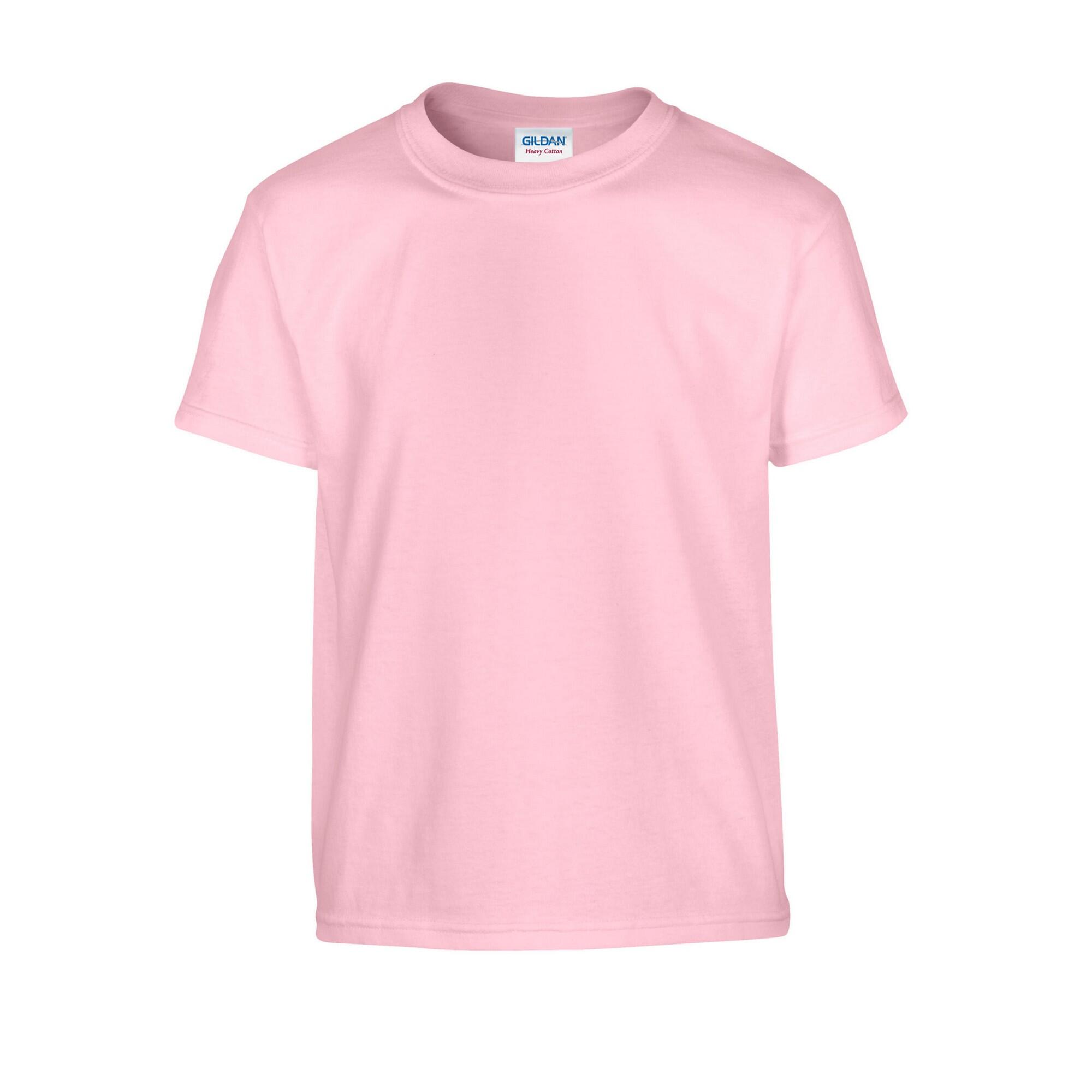 Gildan Childrens/Kids Plain Cotton Heavy T-Shirt