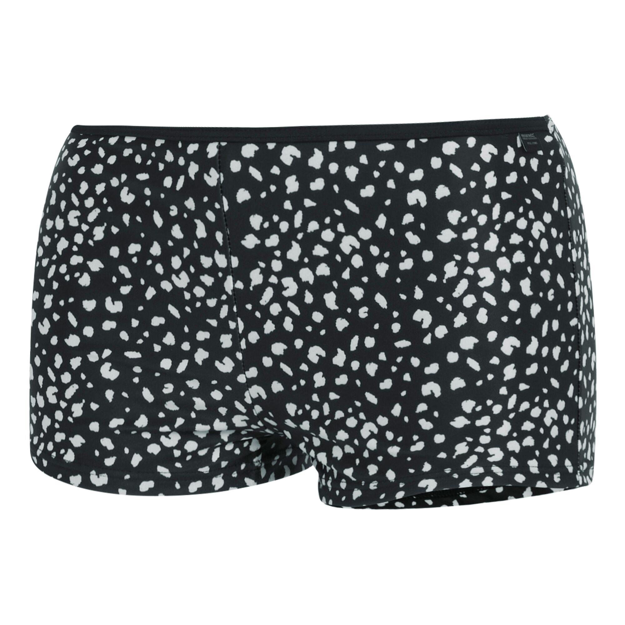 Slip Bikini A Pois Donna Regatta Aceana Nero Bianco 3/5