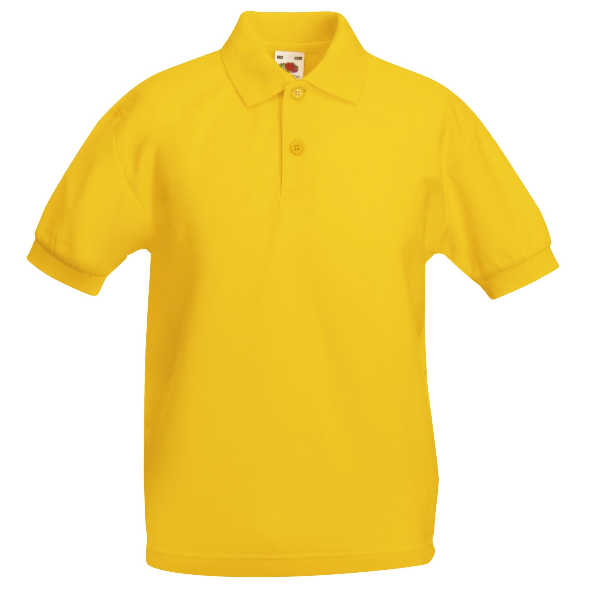 Fruit of the Loom Childrens/Kids Pique Short-Sleeved Polo Shirt