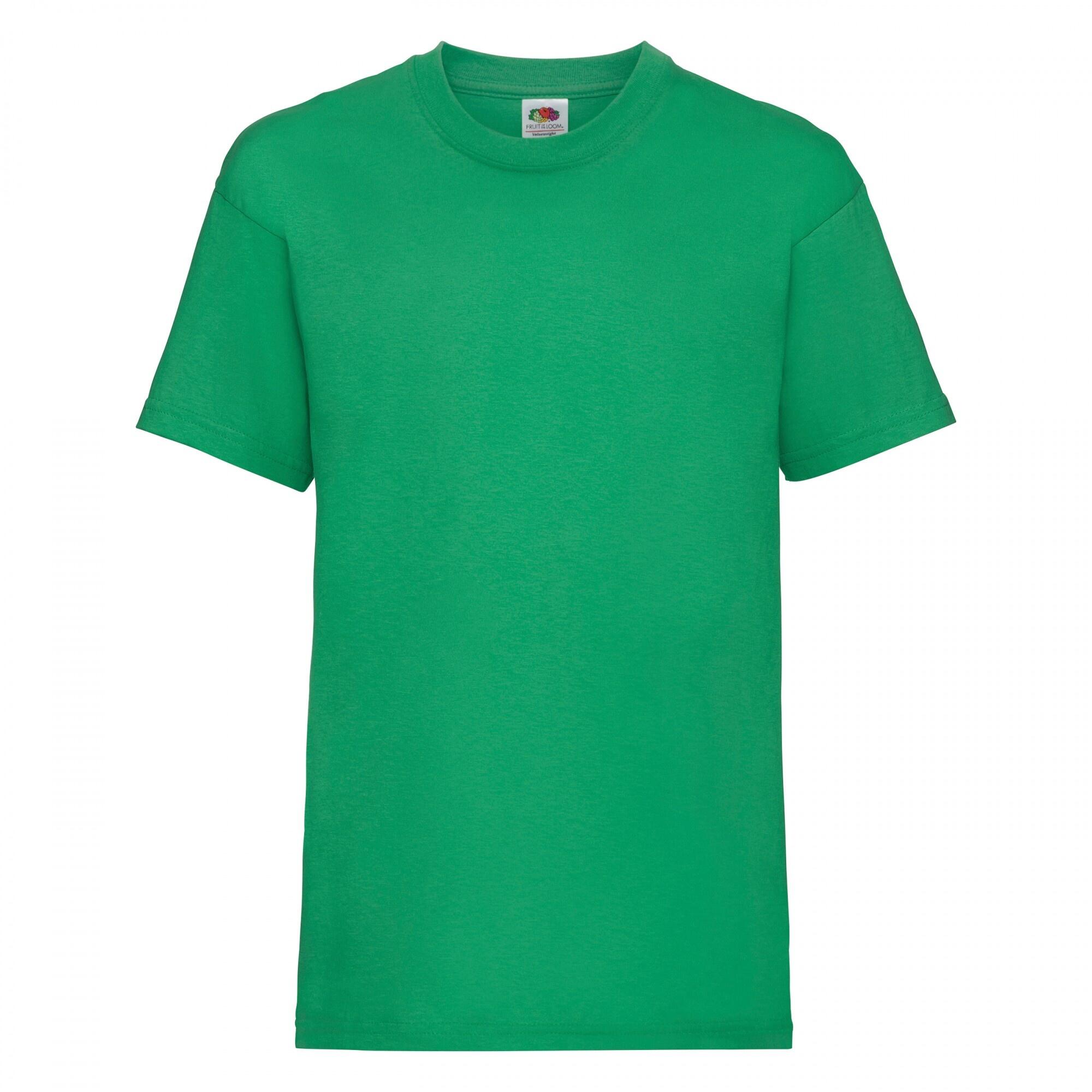 Fruit Of The Loom Childrens/Kids Unisex Valueweight Short Sleeve T-Shirt (Pack