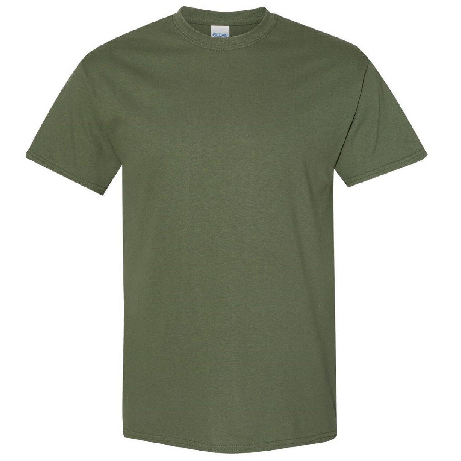 Gildan Mens Heavy Cotton Short Sleeve T-Shirt (Pack Of 5)