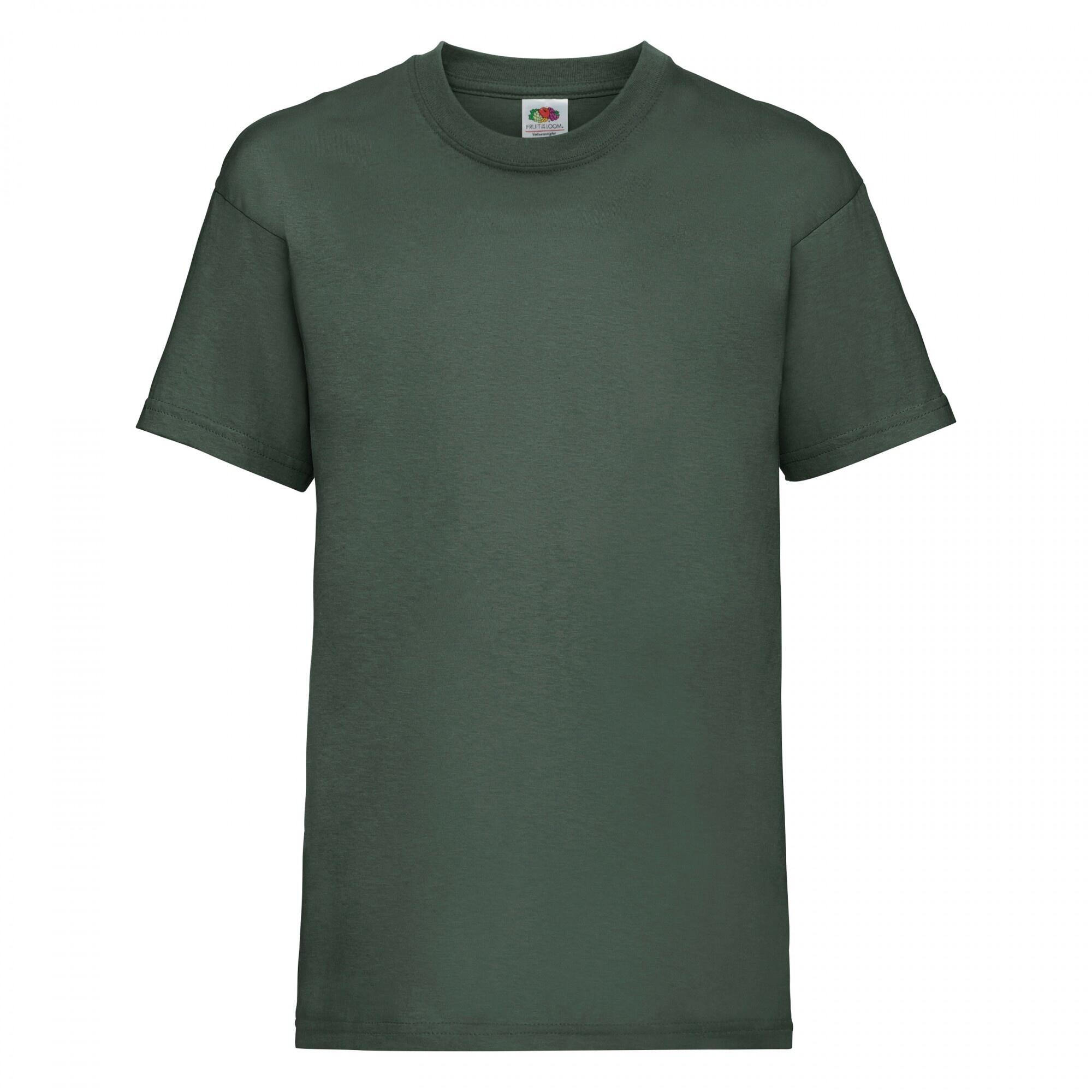 Fruit Of The Loom Childrens/Kids Unisex Valueweight Short Sleeve T-Shirt (Pack