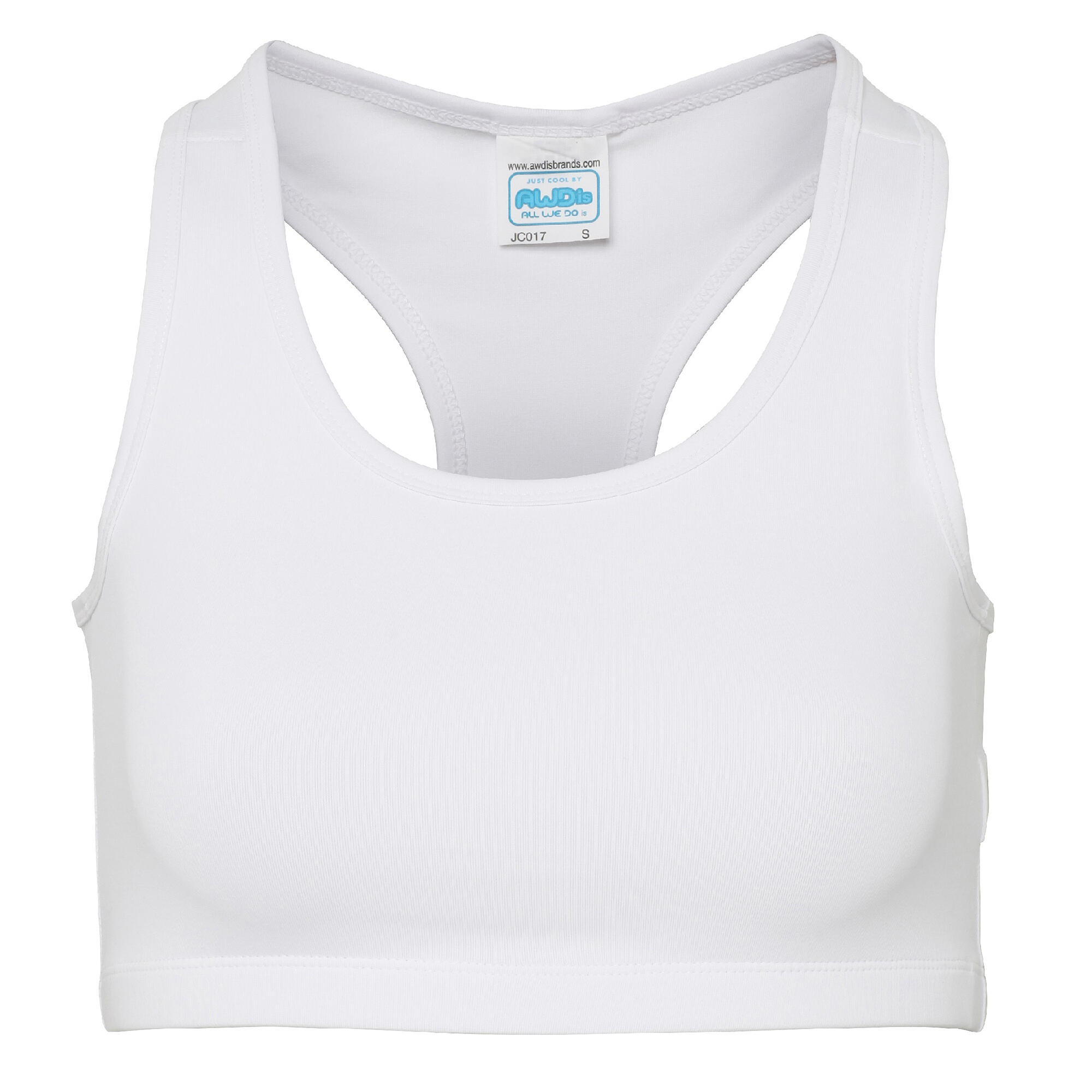 AWDis Just Cool Womens/Ladies Sleeveless Girlie Sports Crop Top