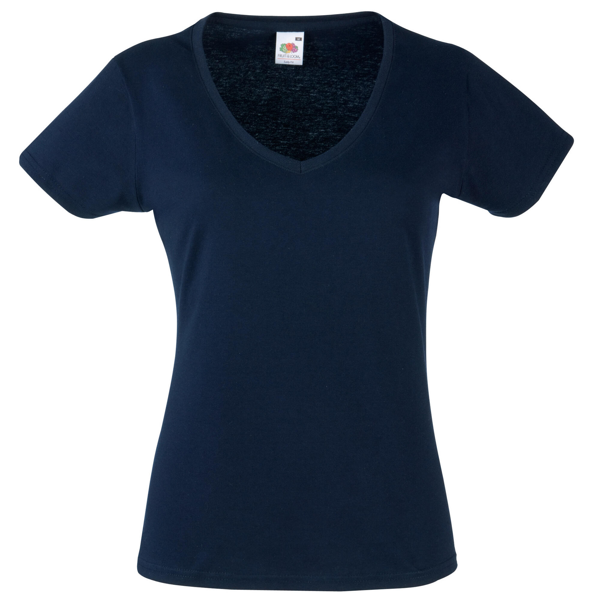 Fruit of the Loom Womens/Ladies Valueweight V Neck Lady Fit T-Shirt