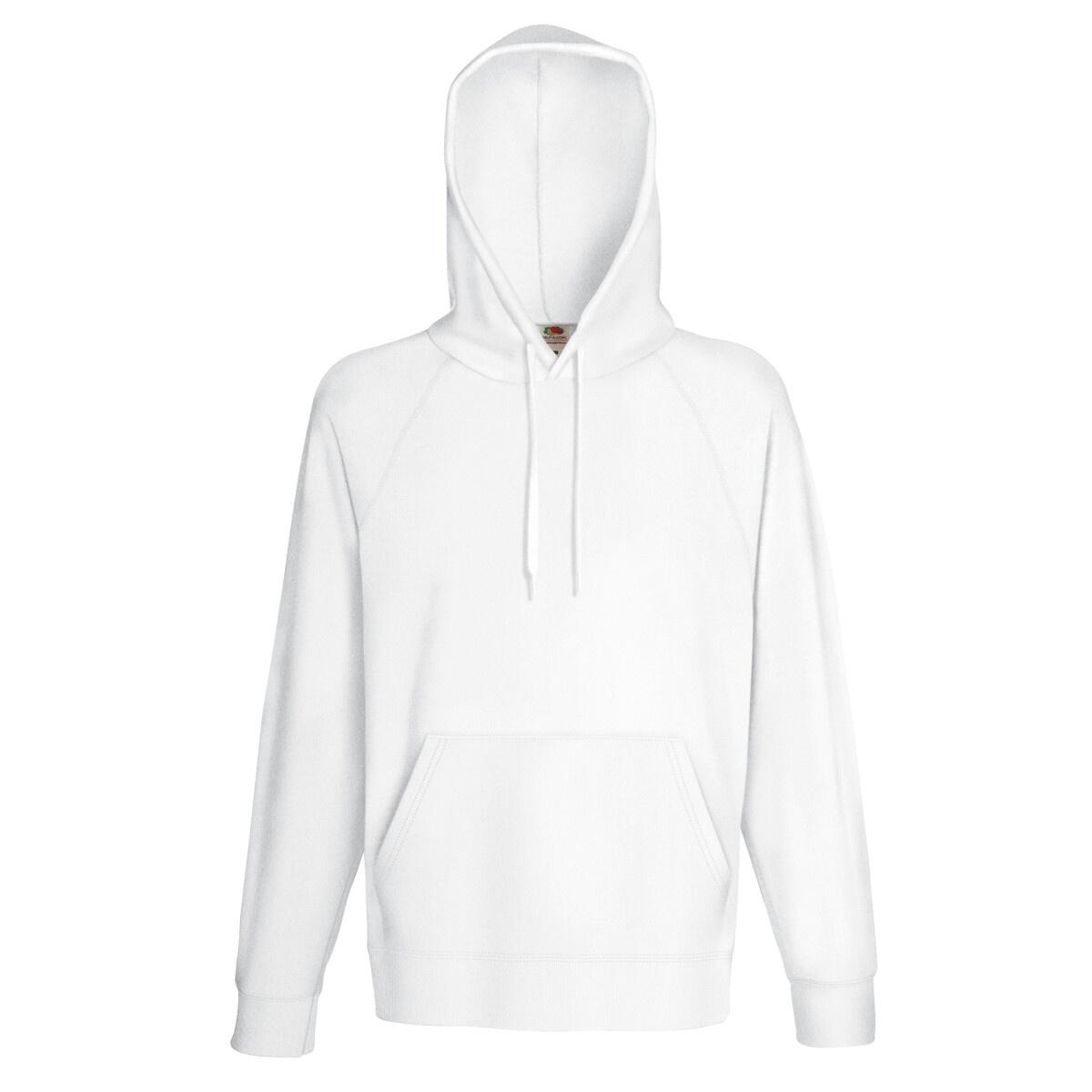 Fruit Of The Loom Mens Lightweight Hooded Sweatshirt / Hoodie (240 GSM)