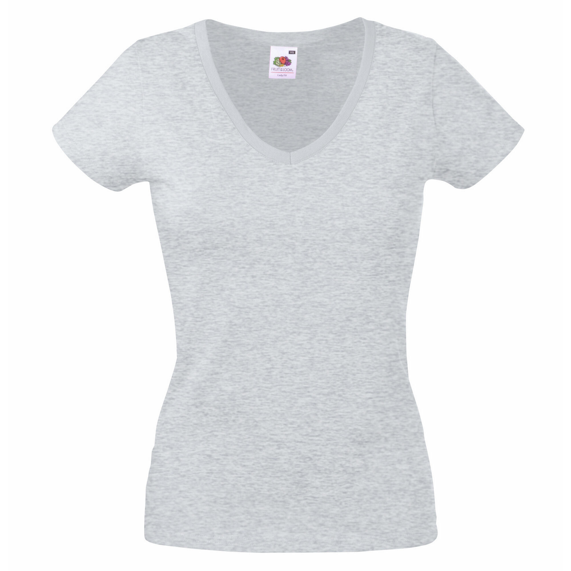 Fruit of the Loom Womens/Ladies Valueweight V Neck Lady Fit T-Shirt