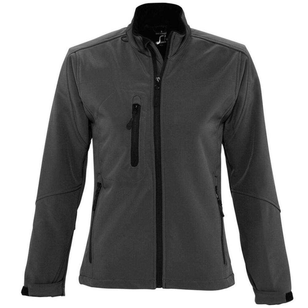 SOLS Womens/Ladies Roxy Soft Shell Jacket (Breathable, Windproof And Water