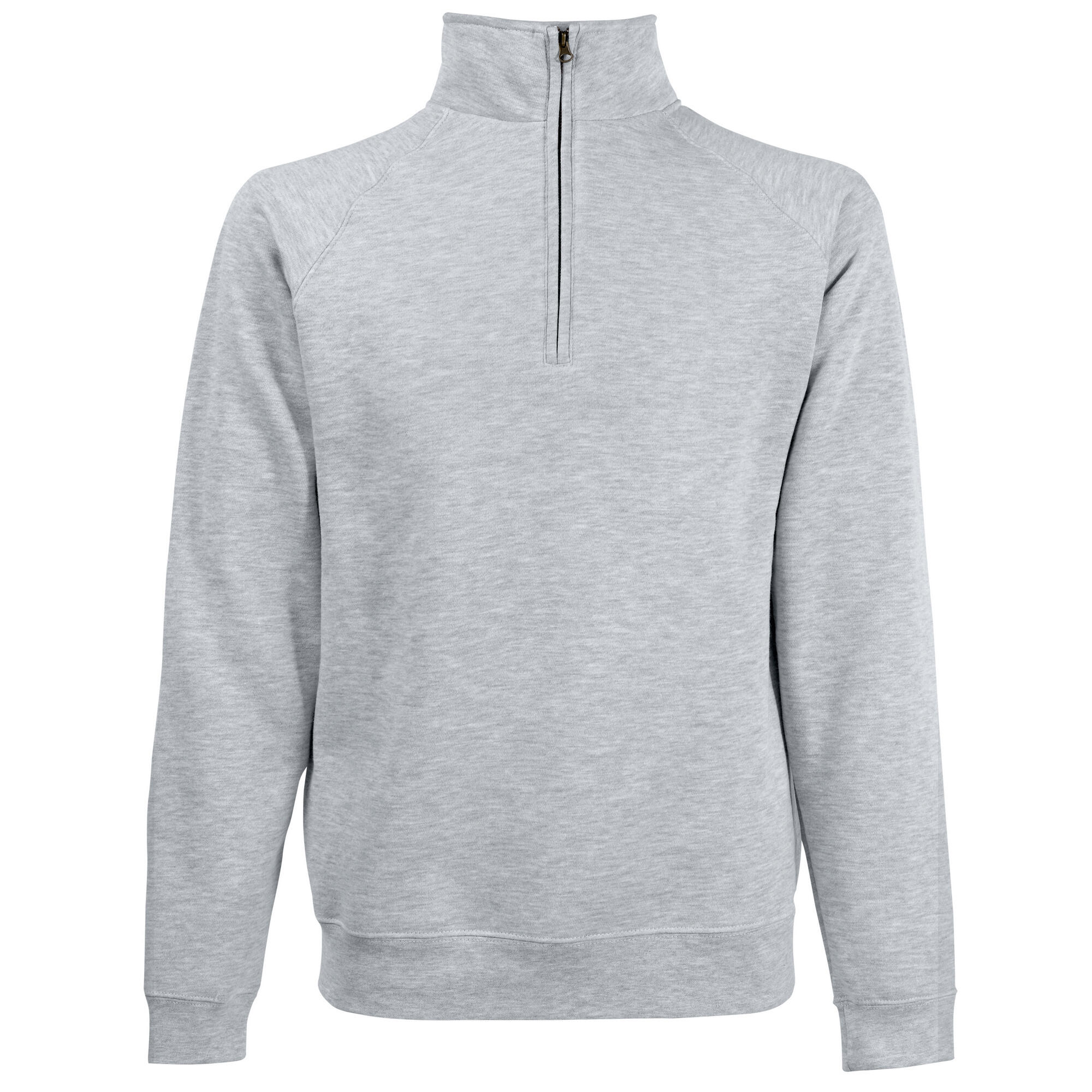 Fruit Of The Loom Mens Zip Neck Sweatshirt
