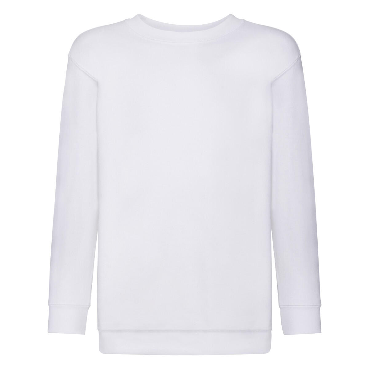 Fruit Of The Loom Childrens Unisex Set In Sleeve Sweatshirt
